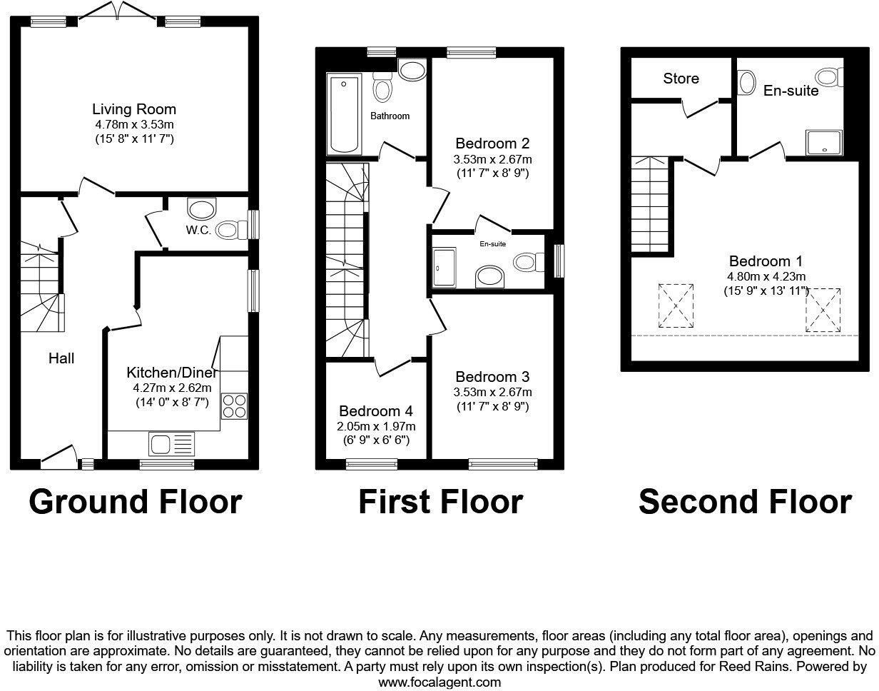 Carmody Close, Manchester, M40 floorplan