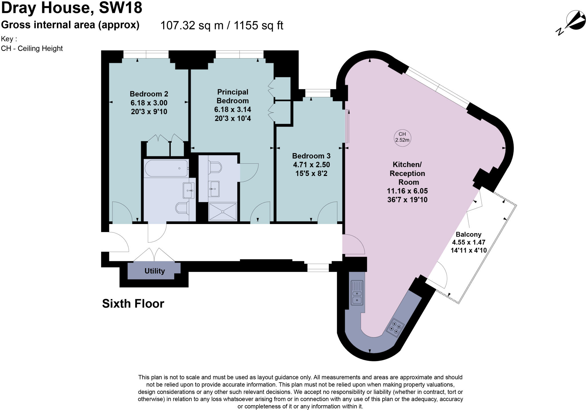 Dray House, London, Wandsworth, SW18 floorplan