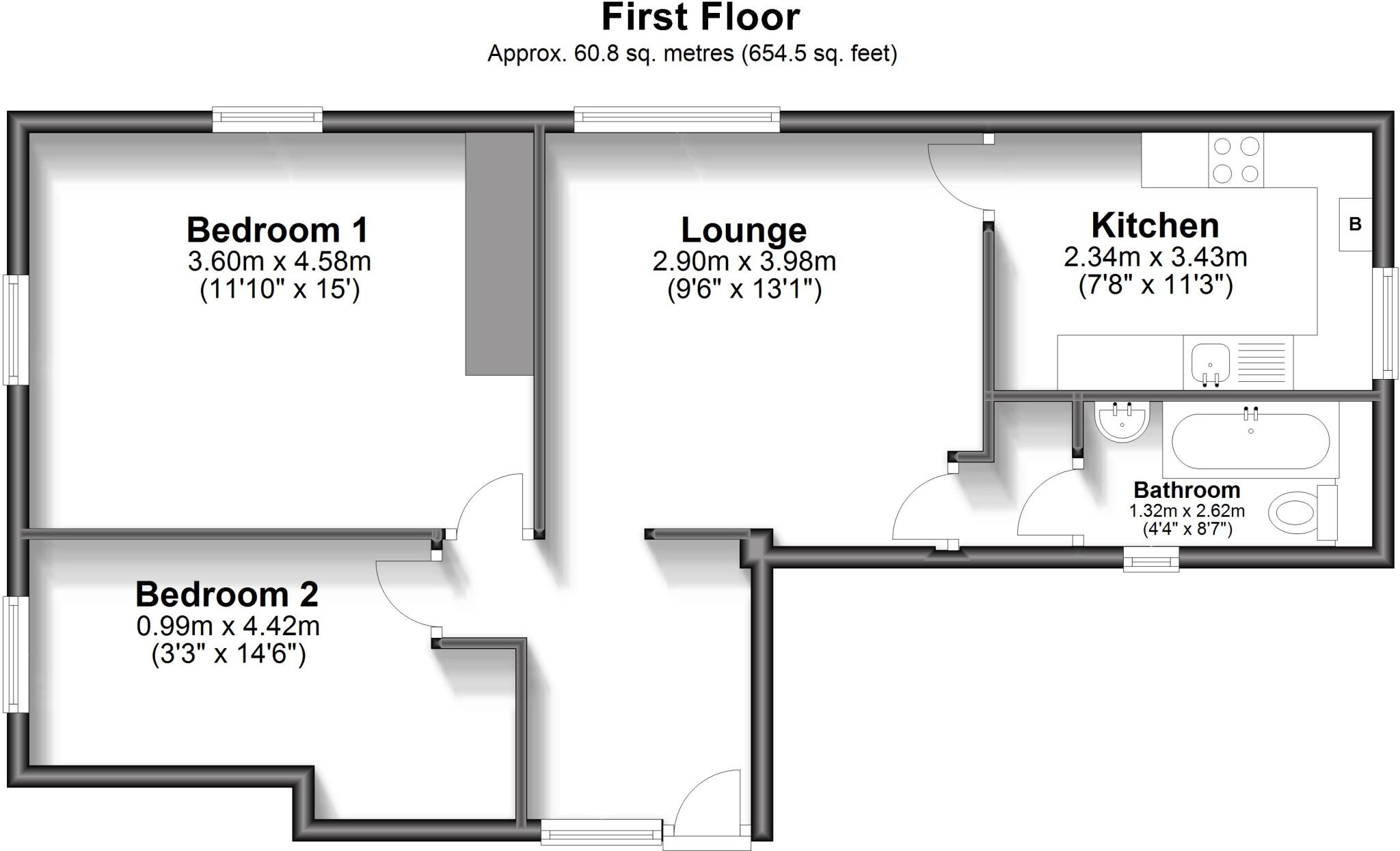 Seabrook Vale Hythe CT21 floorplan