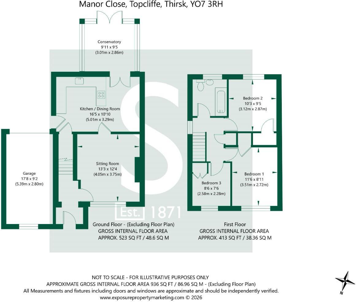 Manor Close, Topcliffe, Thirsk floorplan