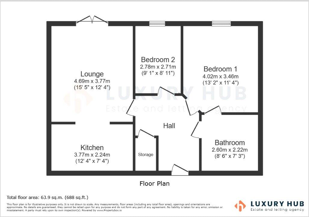 Apartment 18, Hazelmere, Hambledon Way, Winsford, CW7 floorplan