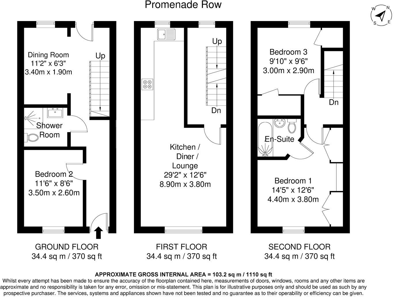 Promenade Row, Off Bishopthorpe Road, York floorplan