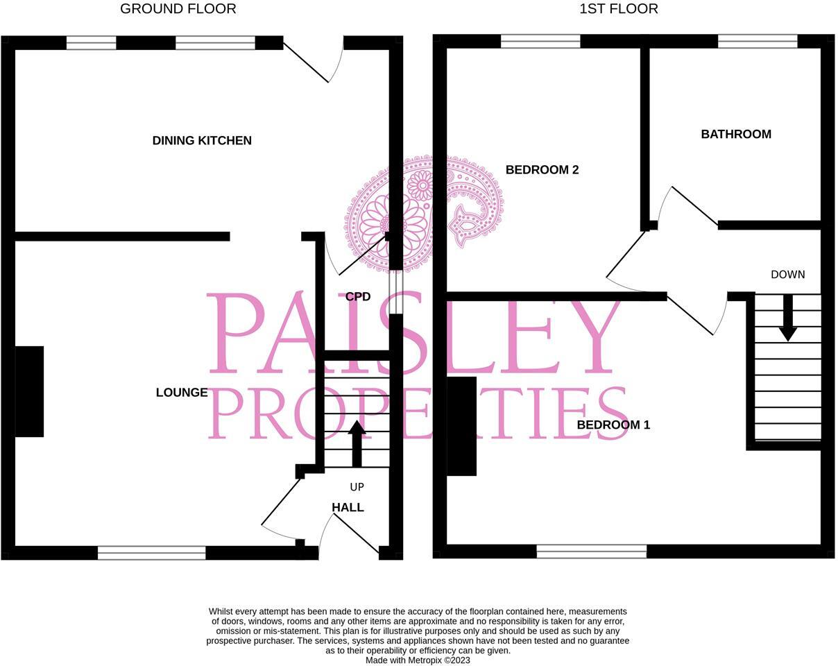 Pye Avenue, Mapplewell, Barnsley S75 6AG floorplan