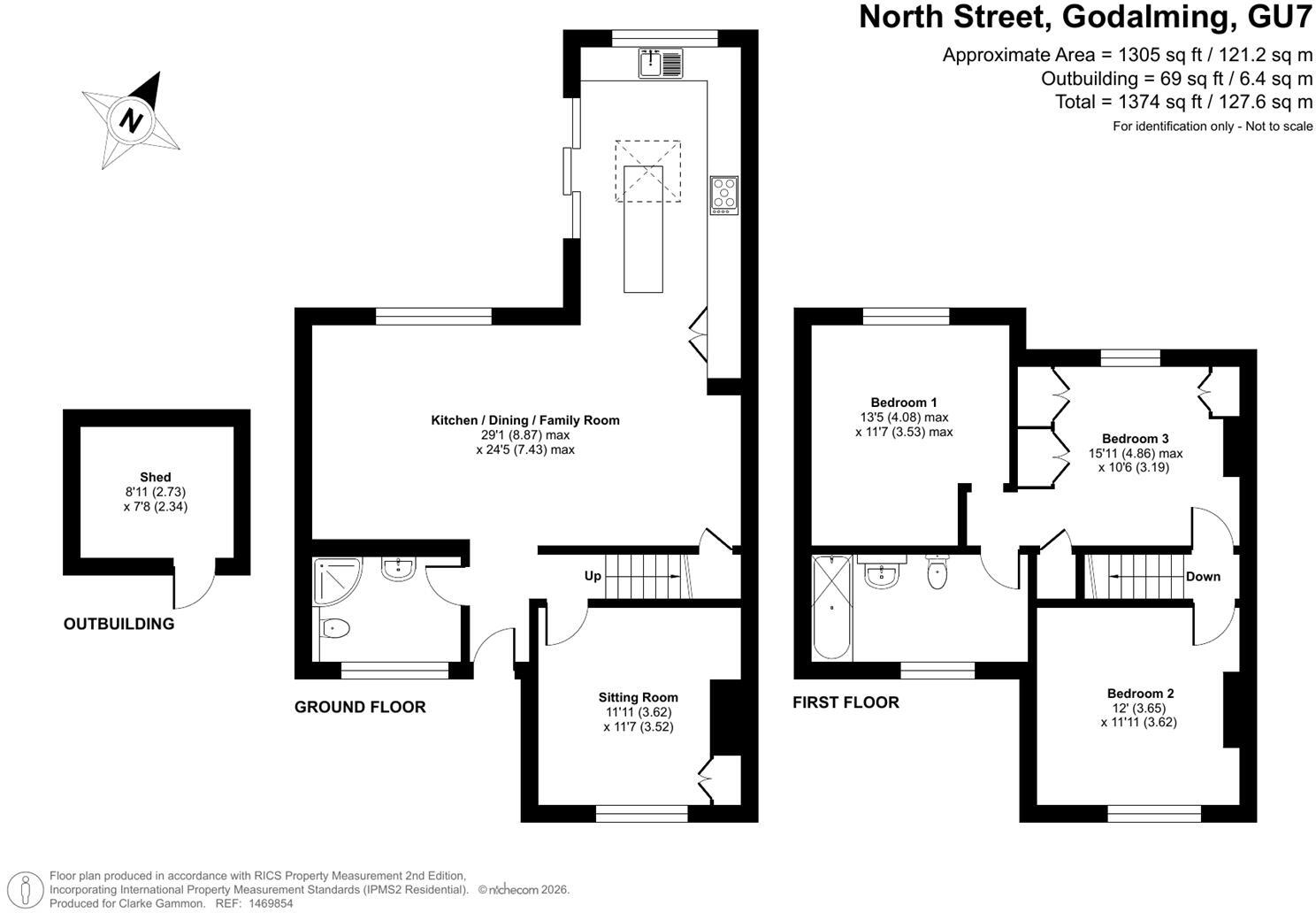 North Street, Farncombe, Godalming floorplan