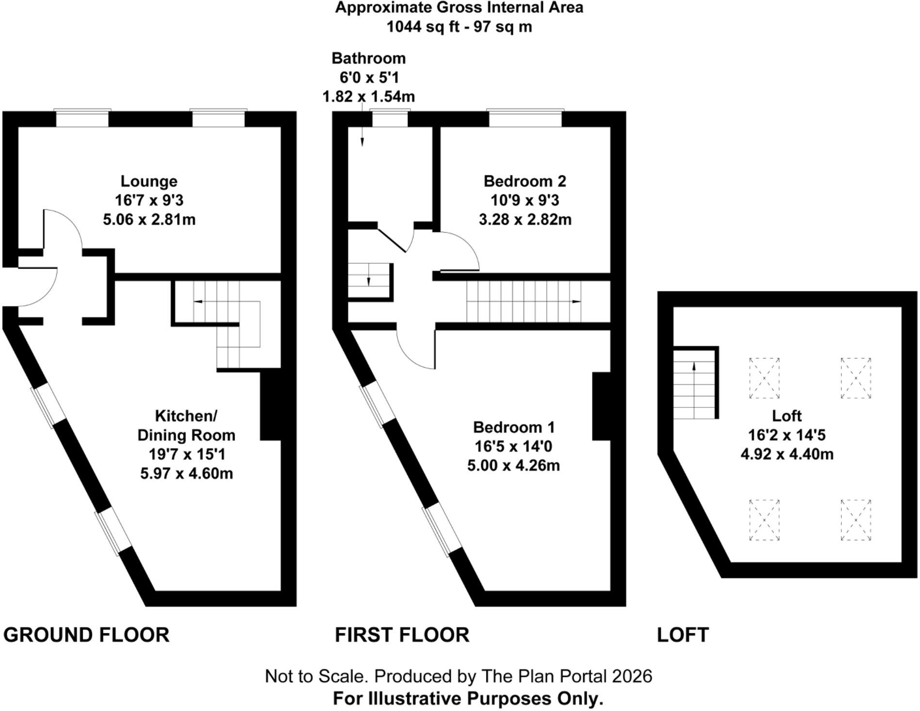 The Triangle, Paulton, Bristol floorplan