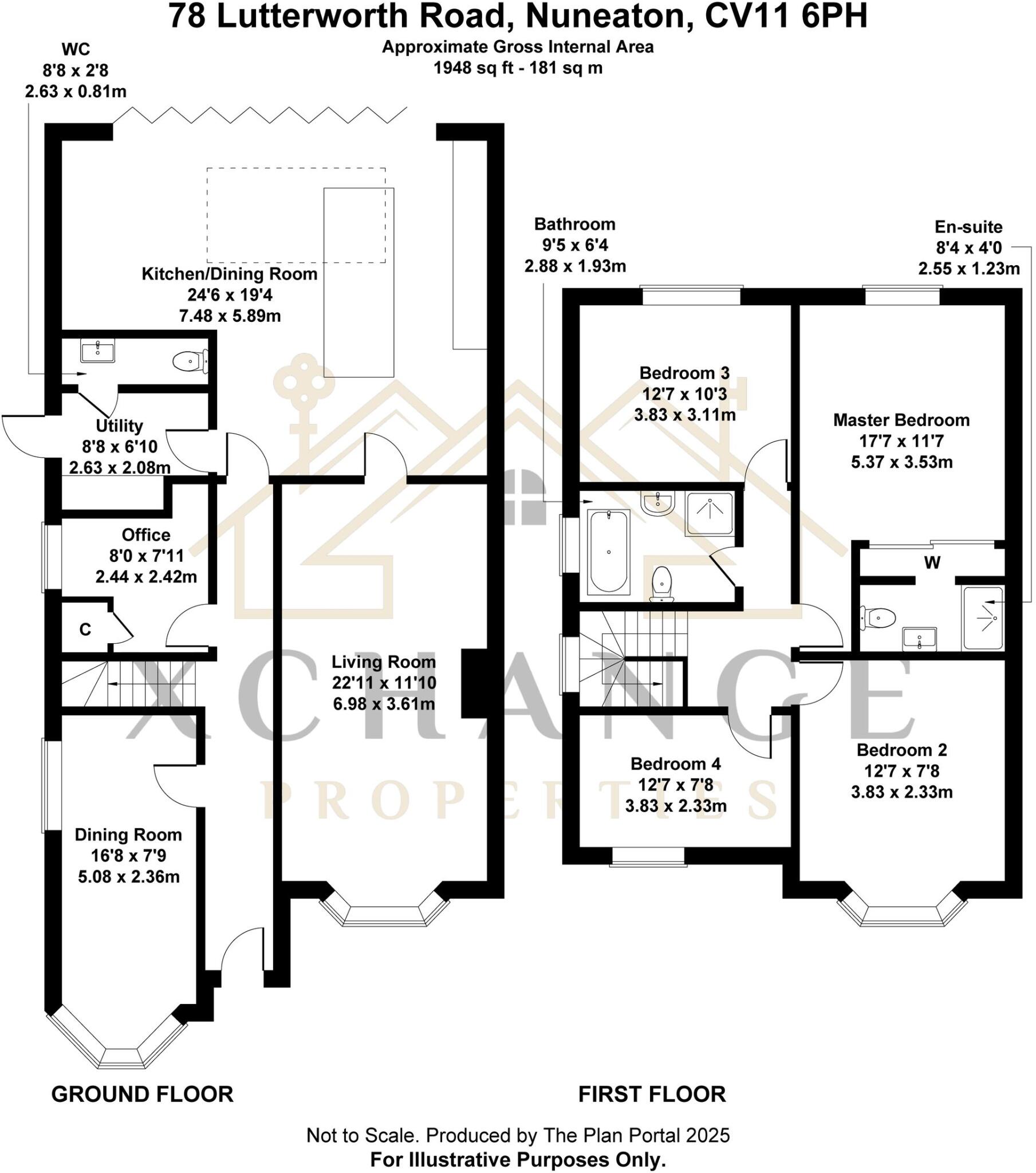 Lutterworth Road, Nuneaton, CV11 floorplan