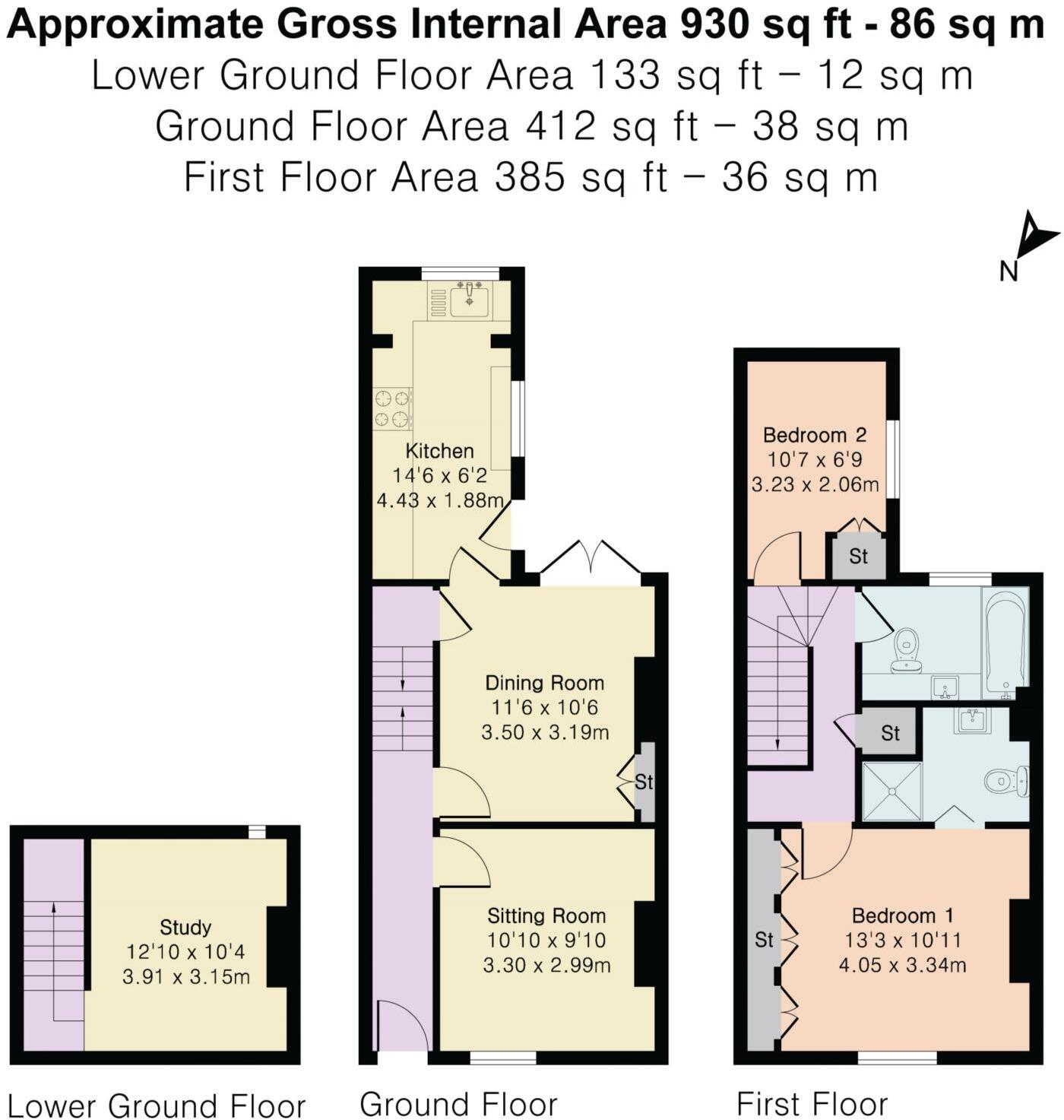 Observatory Street, Oxford floorplan