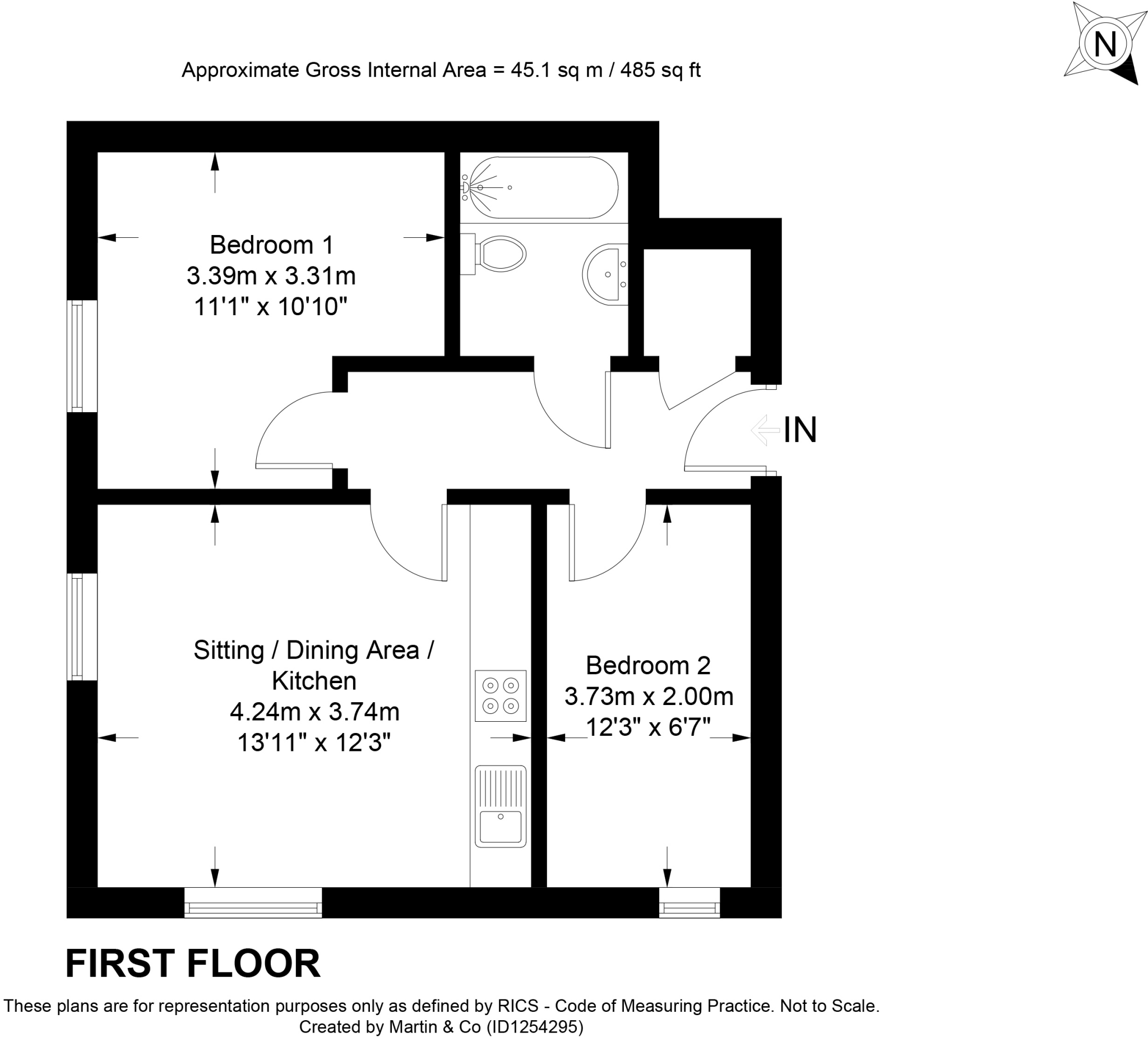 Winnall Close, Winchester floorplan