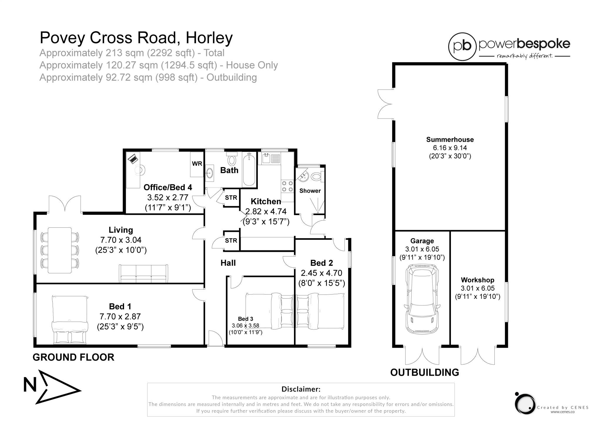 Ref: SM - Povey Cross Road, Hookwood, RH6 0AQ floorplan