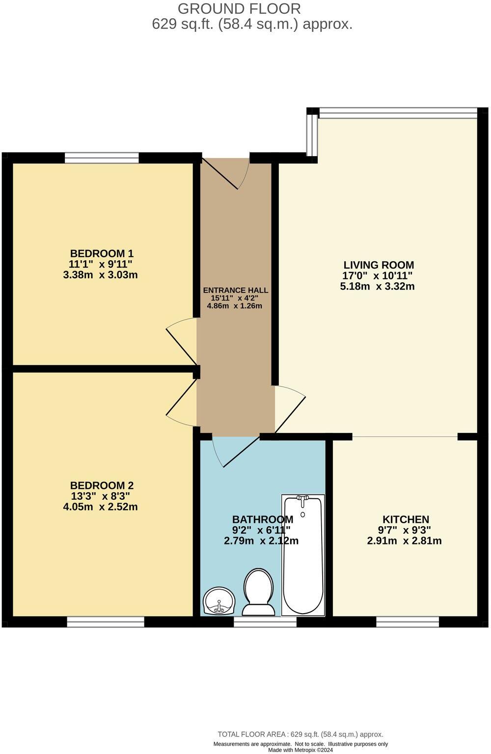 Pottle Walk, Wimborne, BH21 floorplan