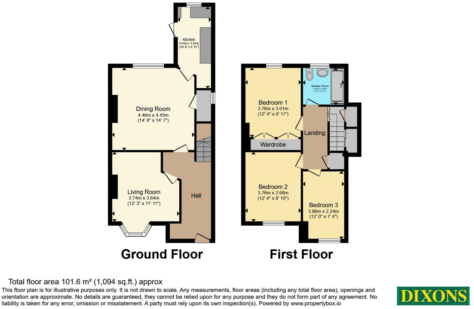 Chaucer Grove, Birmingham, West Midlands, B27 floorplan