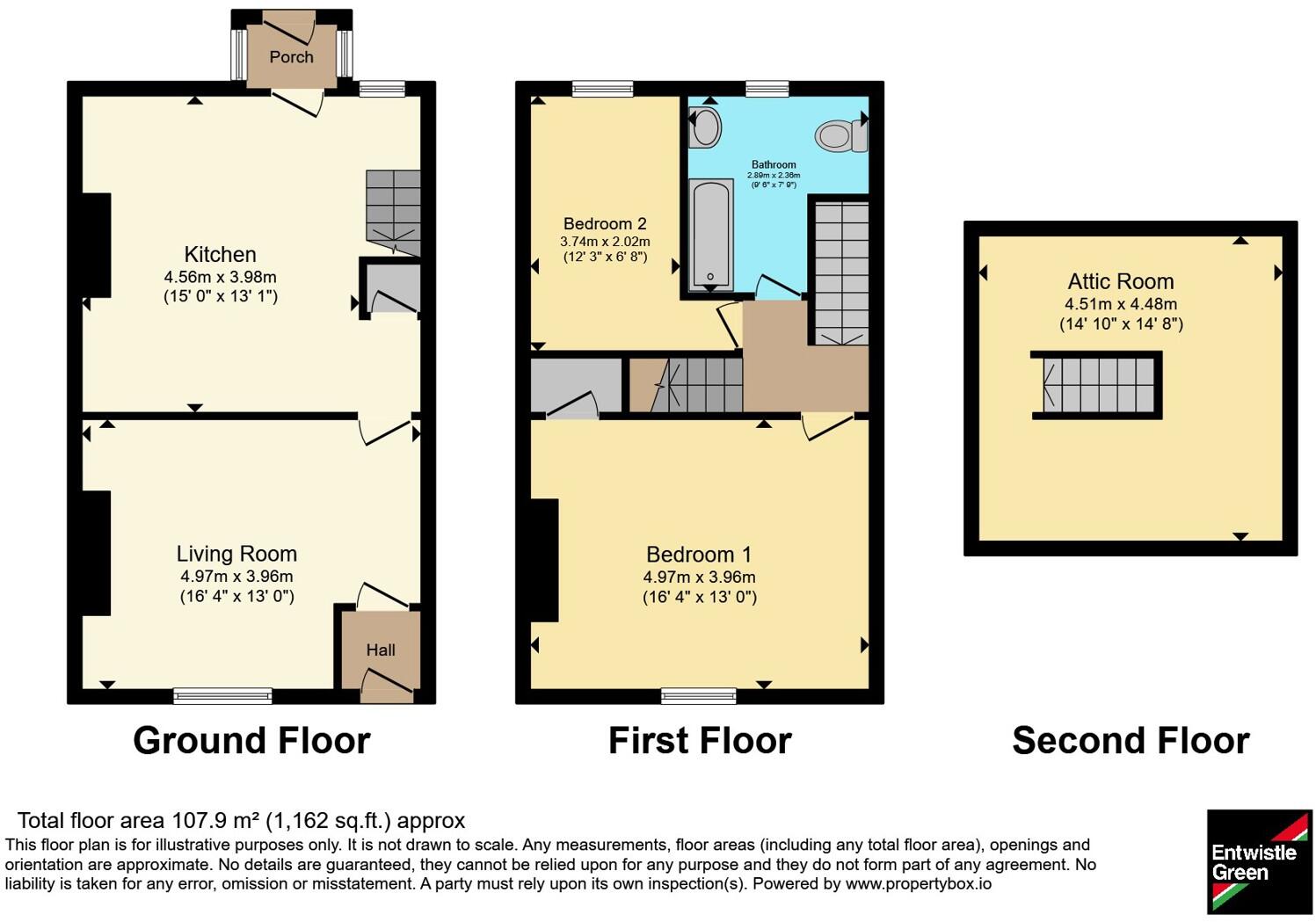 Colne Road, Sough, Barnoldswick, Lancashire, BB18 floorplan