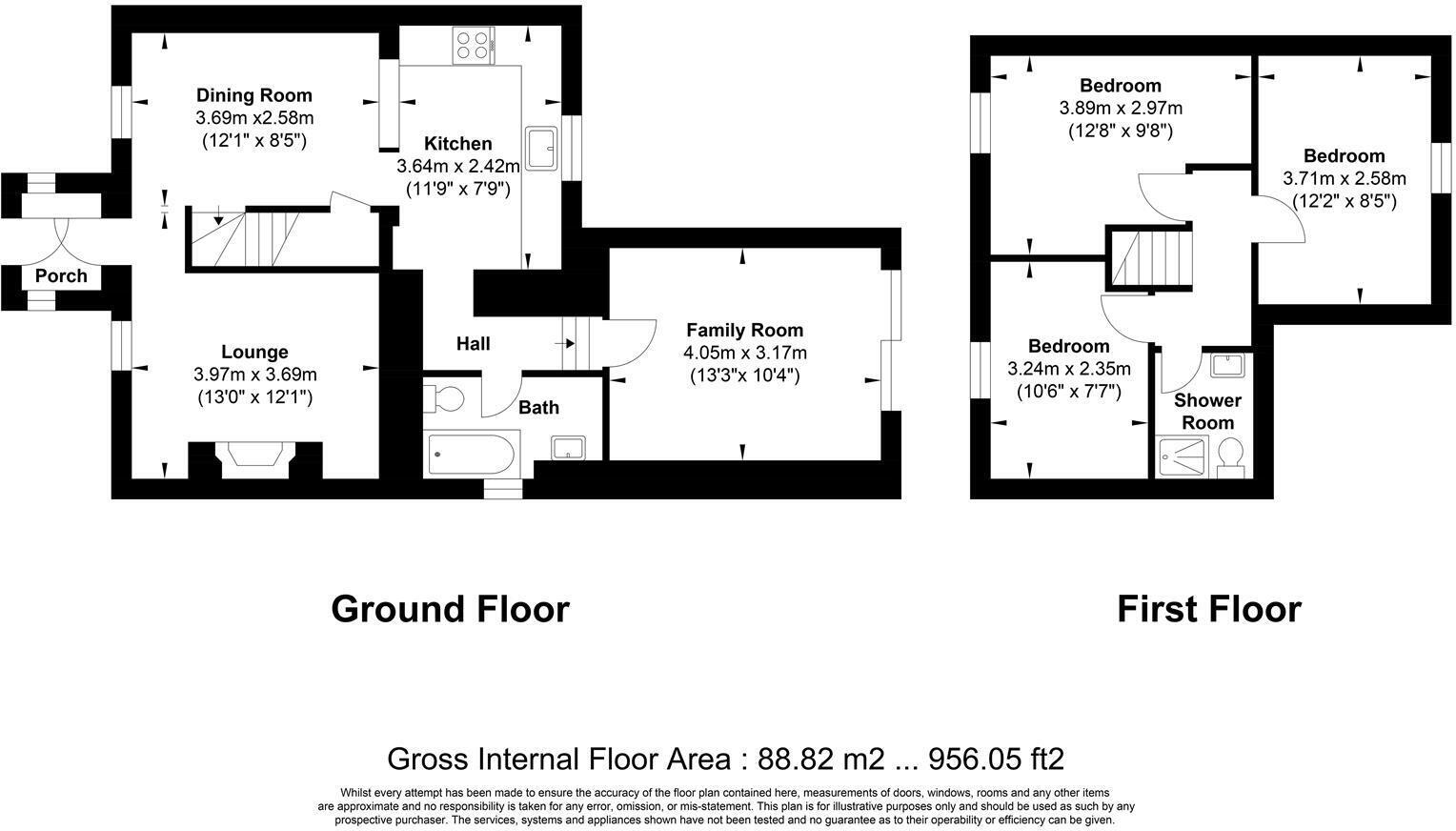 Ashton, Delightful cottage floorplan