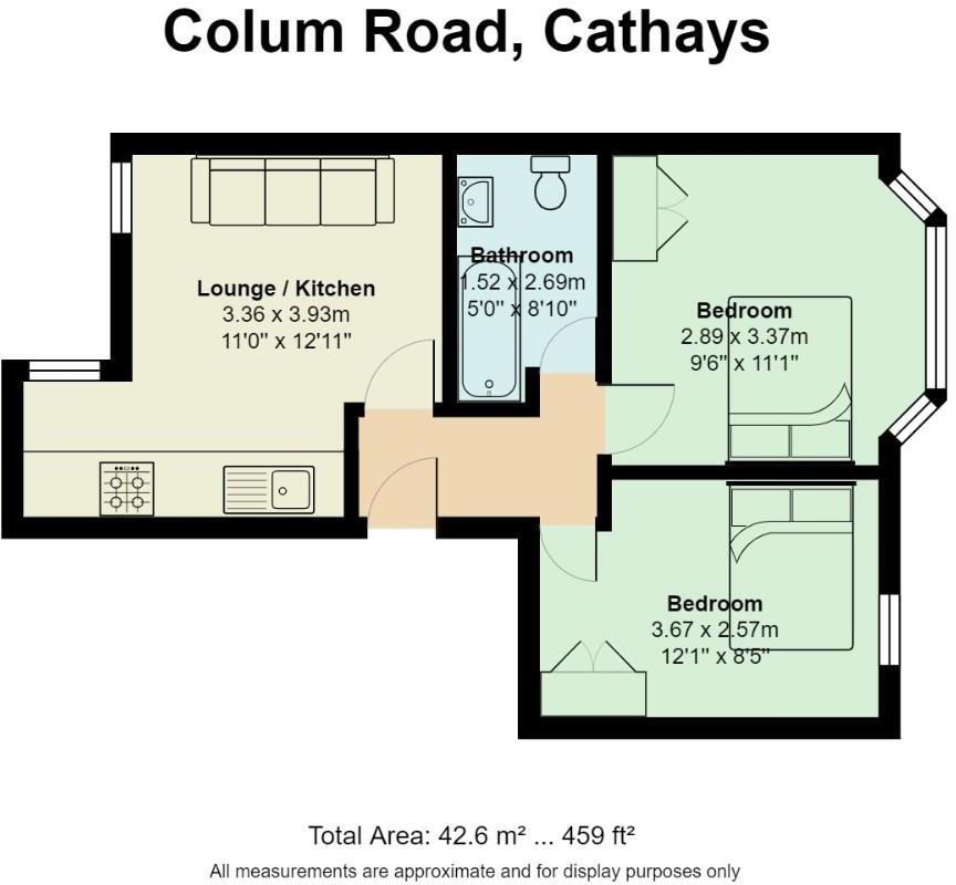 Colum Road, Cathays floorplan