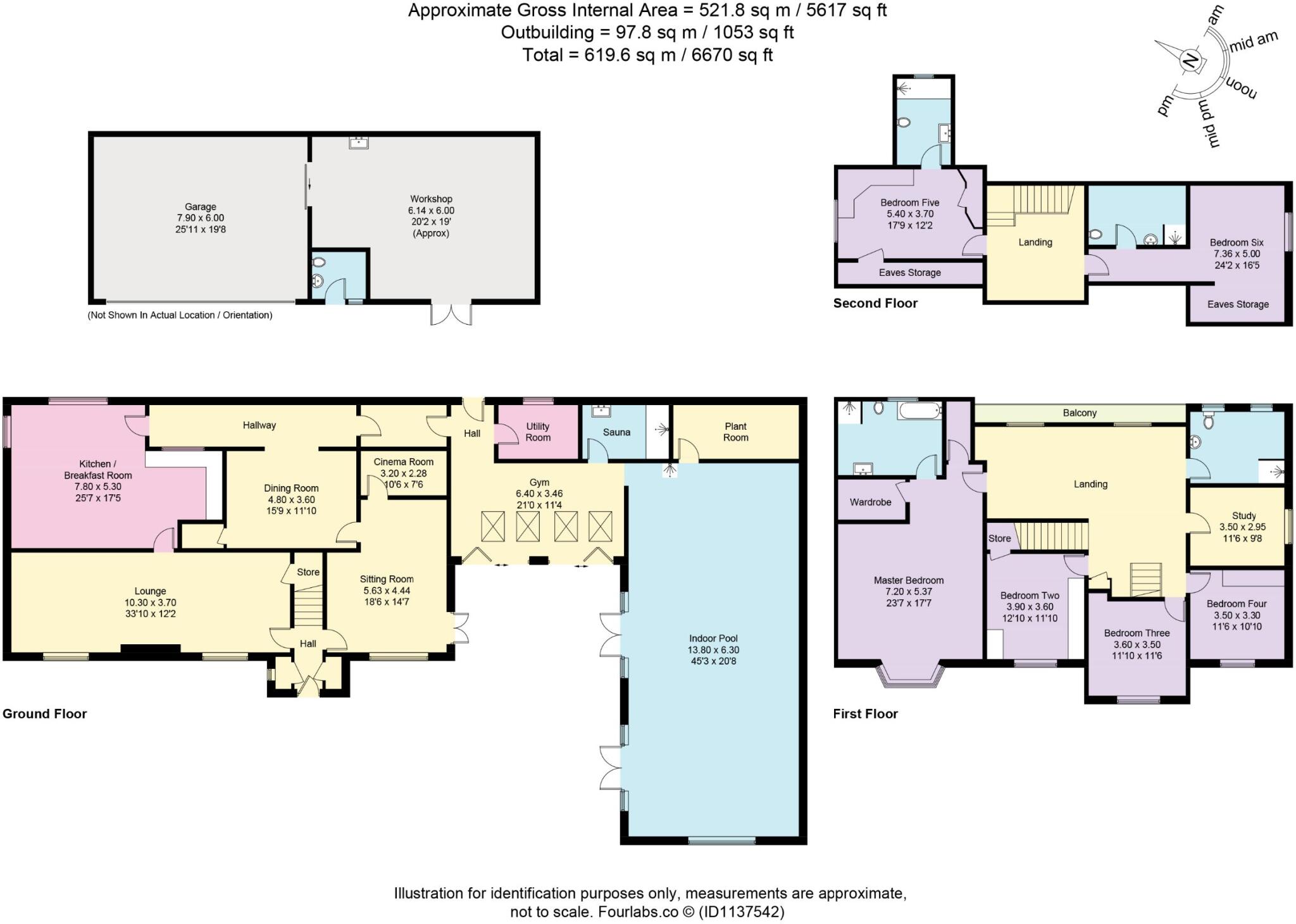 Oak Lea, Cliff Road, Crigglestone, Wakefield floorplan