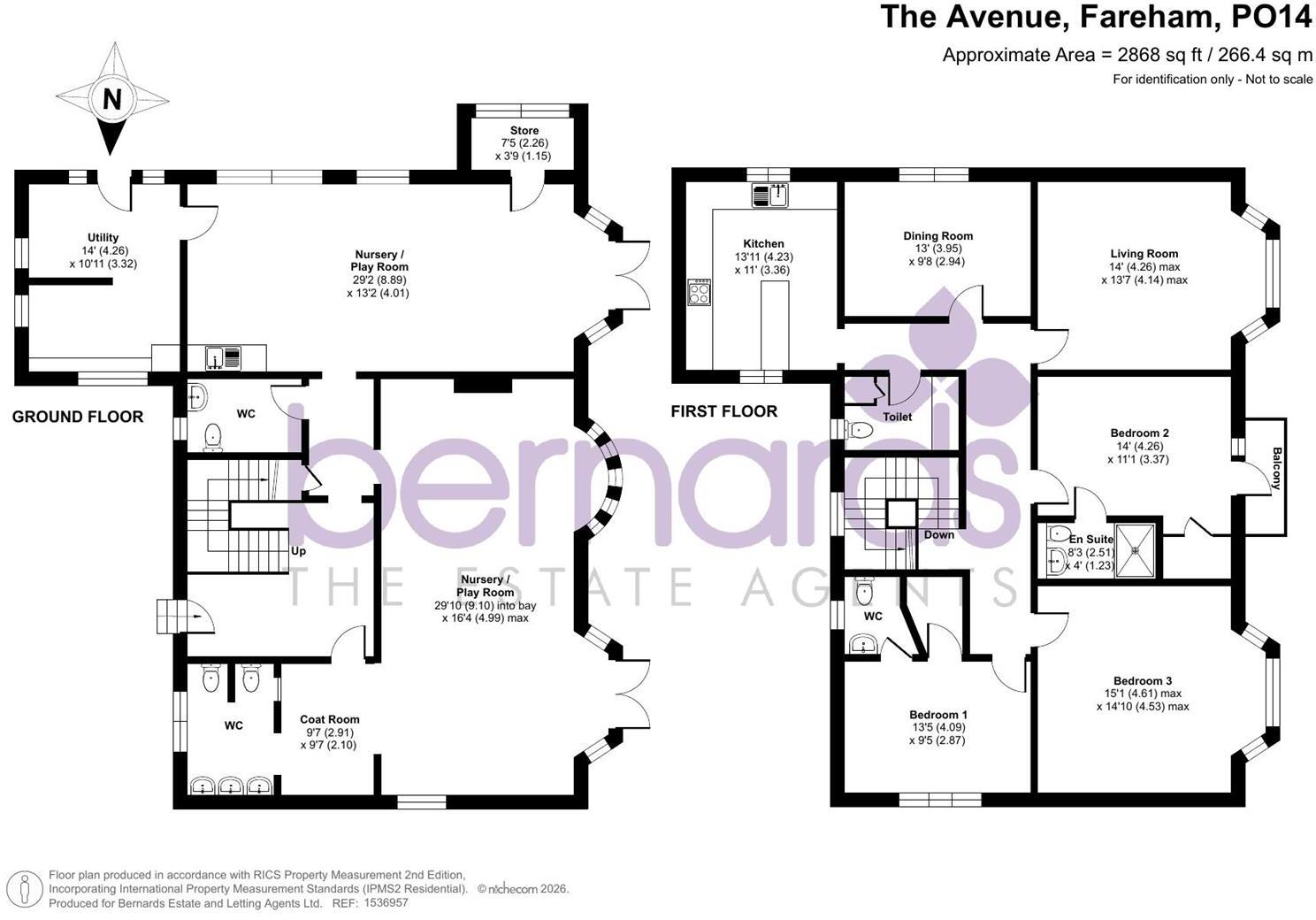 67, The Avenue, Fareham floorplan