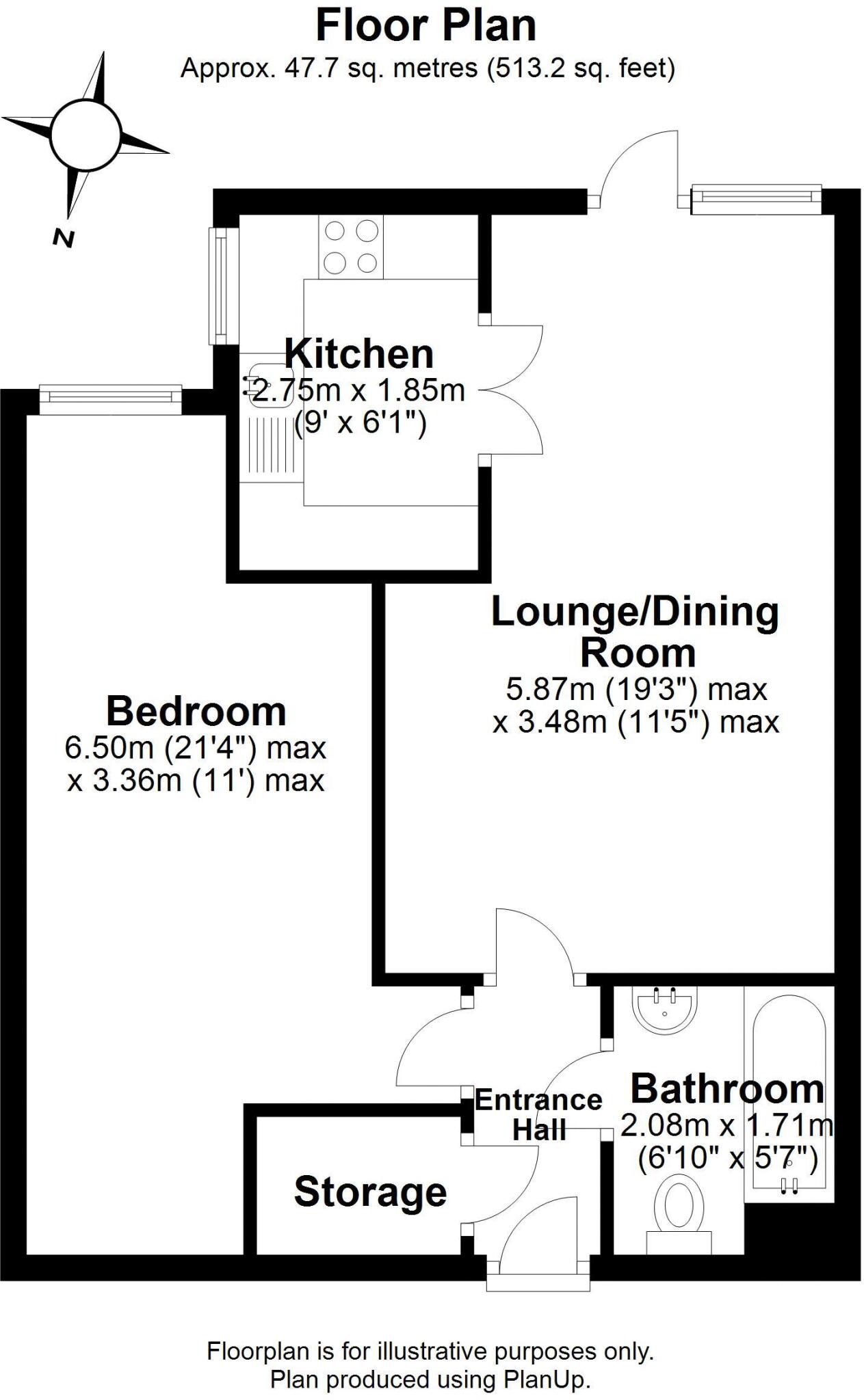 16 Wright Court, London Road, Nantwich floorplan