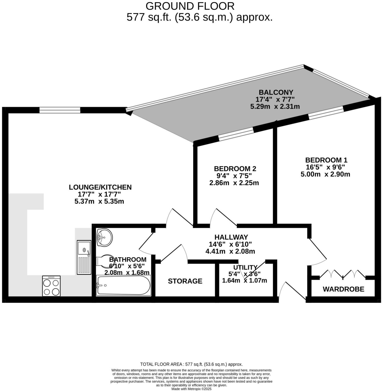 702 Kings Court, Ramsey, IM8 1LW floorplan
