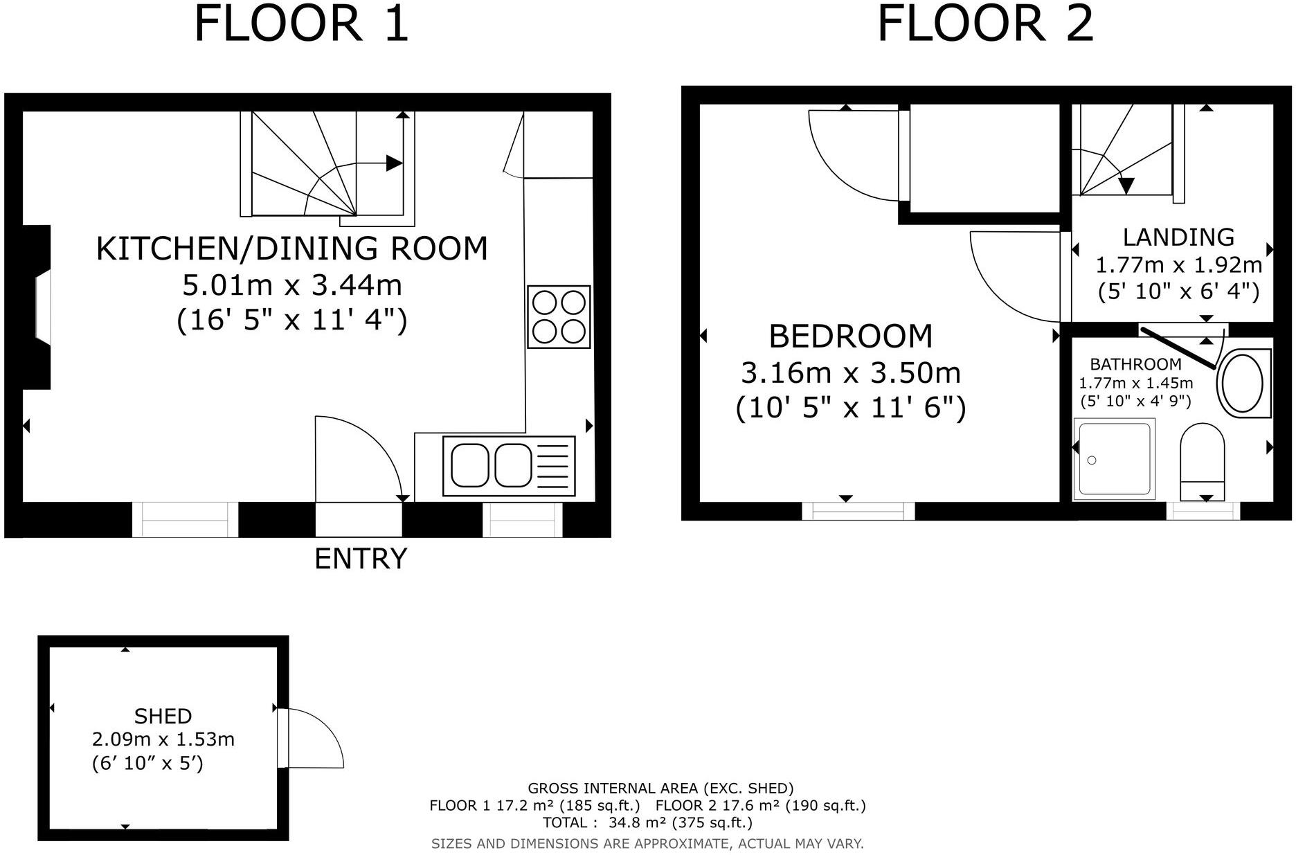 Newland, Witney, OX28 floorplan