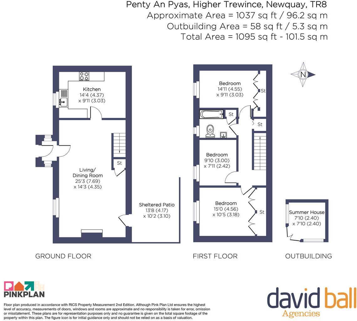 Higher Trewince, Newquay floorplan