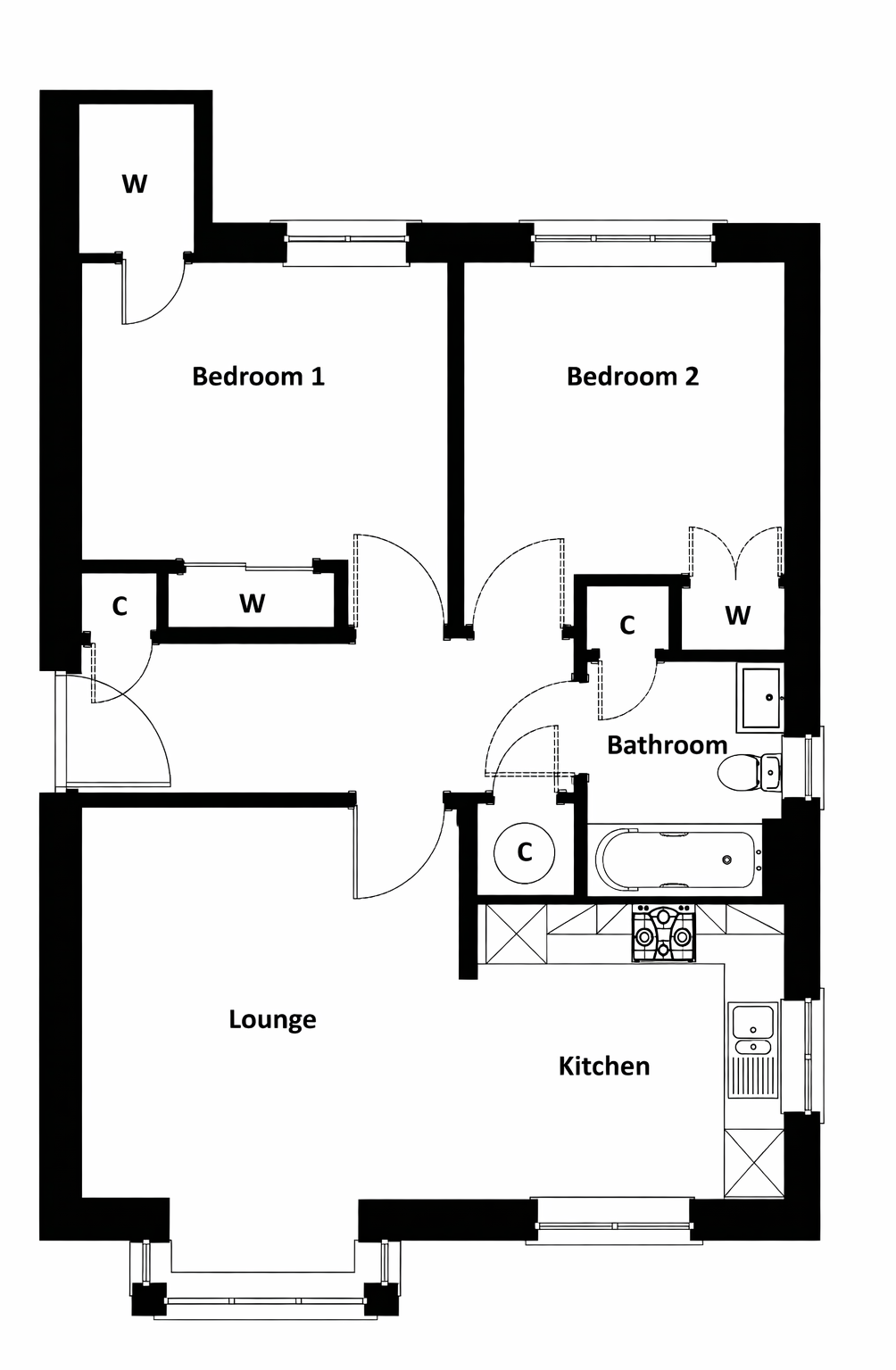 Poseidon Place, Lossiemouth, 
IV31 6GB floorplan