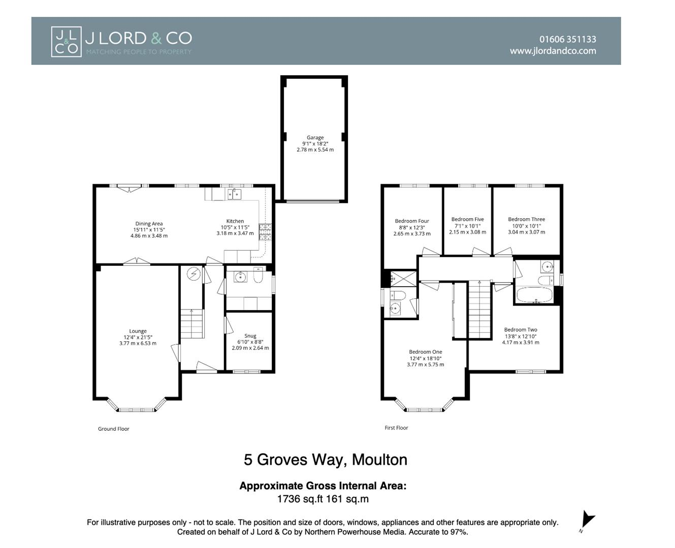 5 Groves Way, Moulton, CW9 8SD floorplan