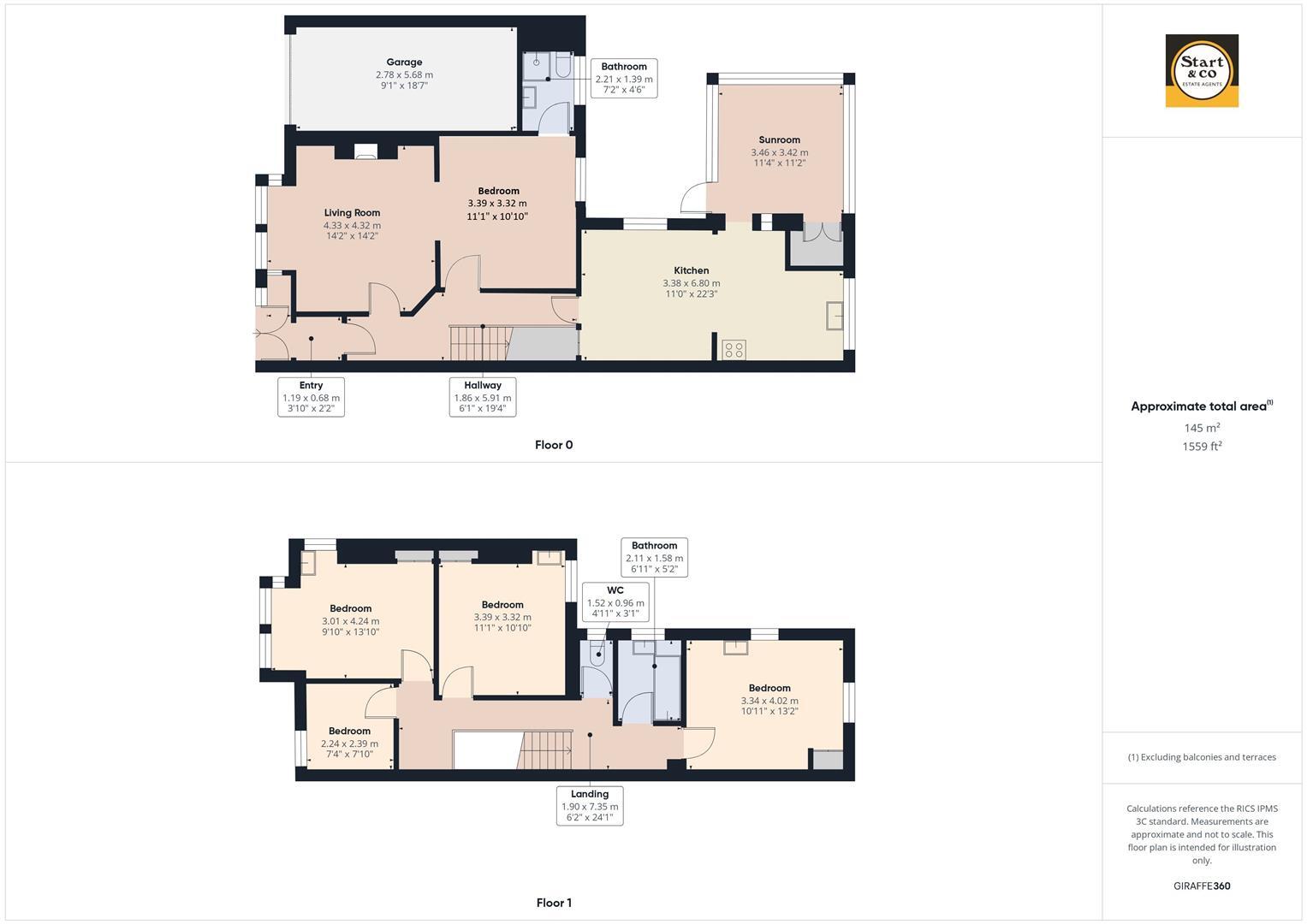 Edgcumbe Gardens, Newquay floorplan