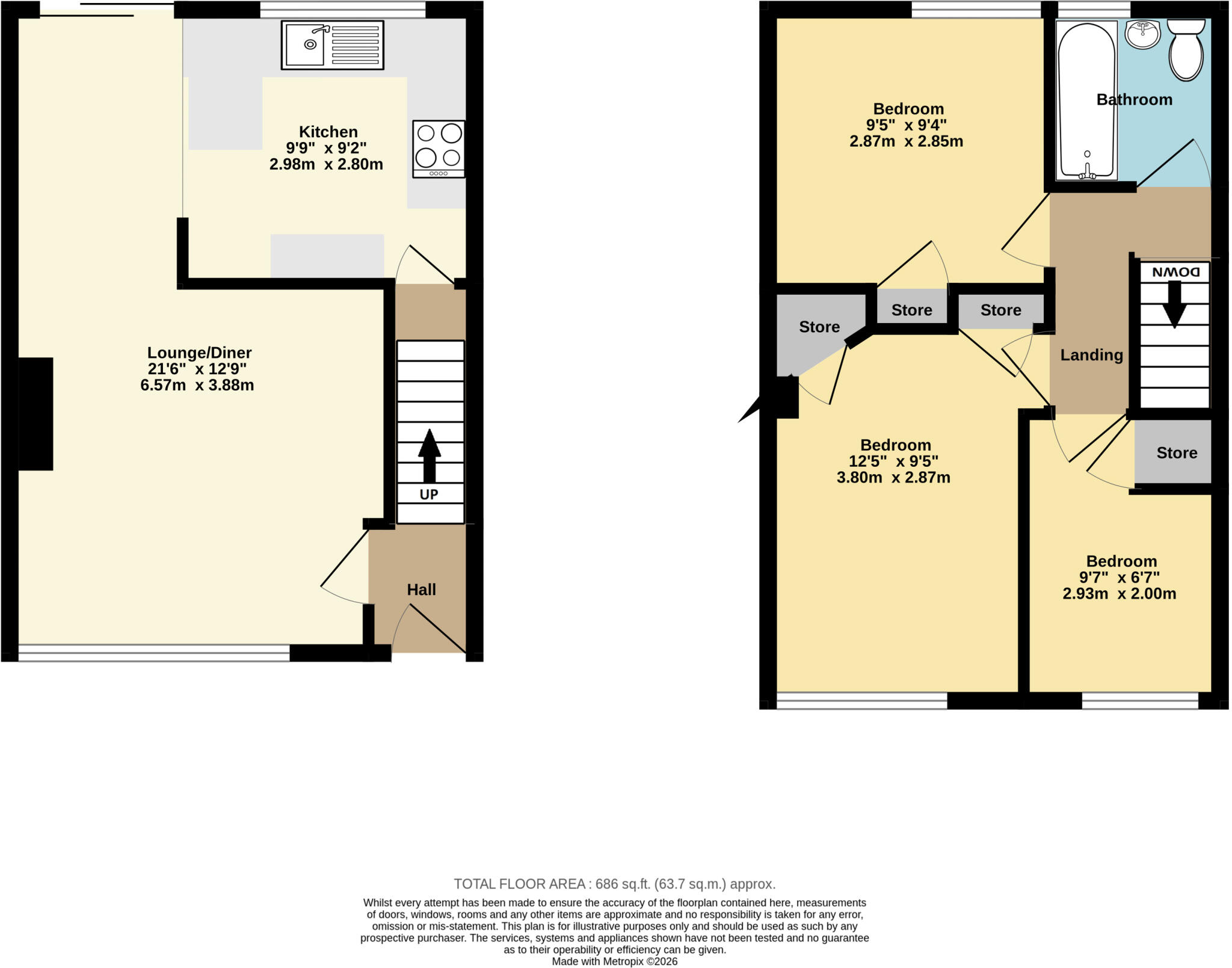 Mill Lane, Harbledown, Canterbury, Kent, CT2 floorplan