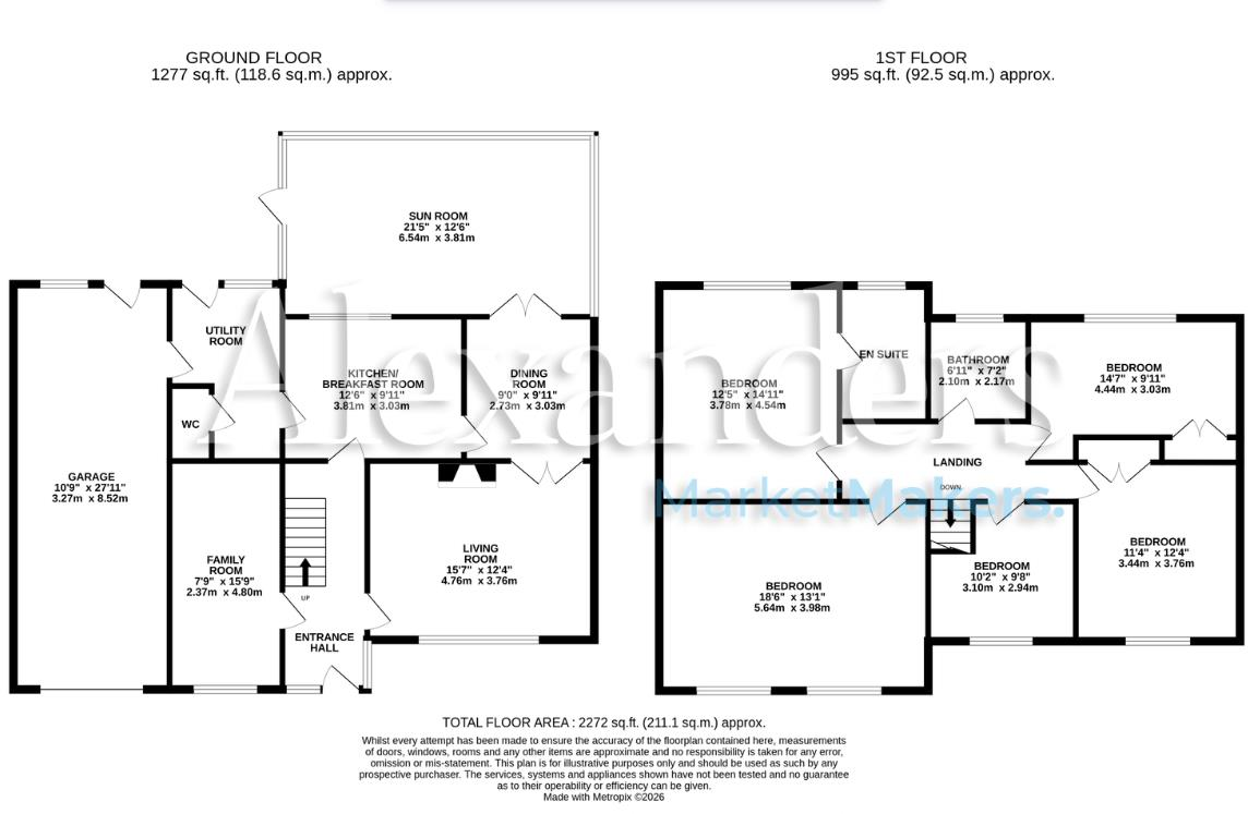 Arnolds Crescent, Newbold Verdon floorplan