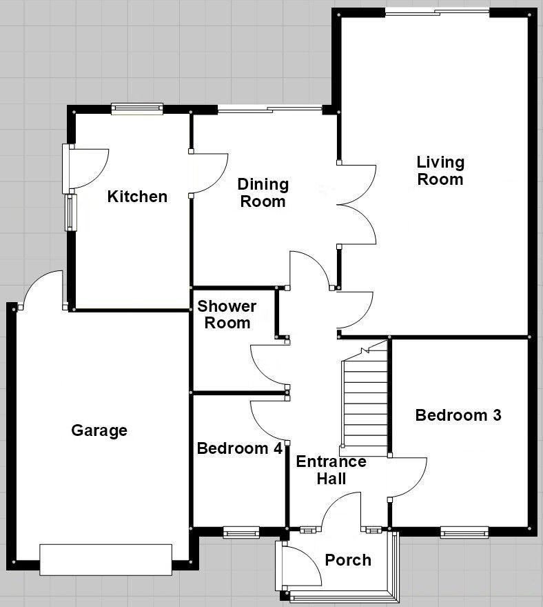 Haddon Drive, Mickleover, Derby, DE3 9HL floorplan