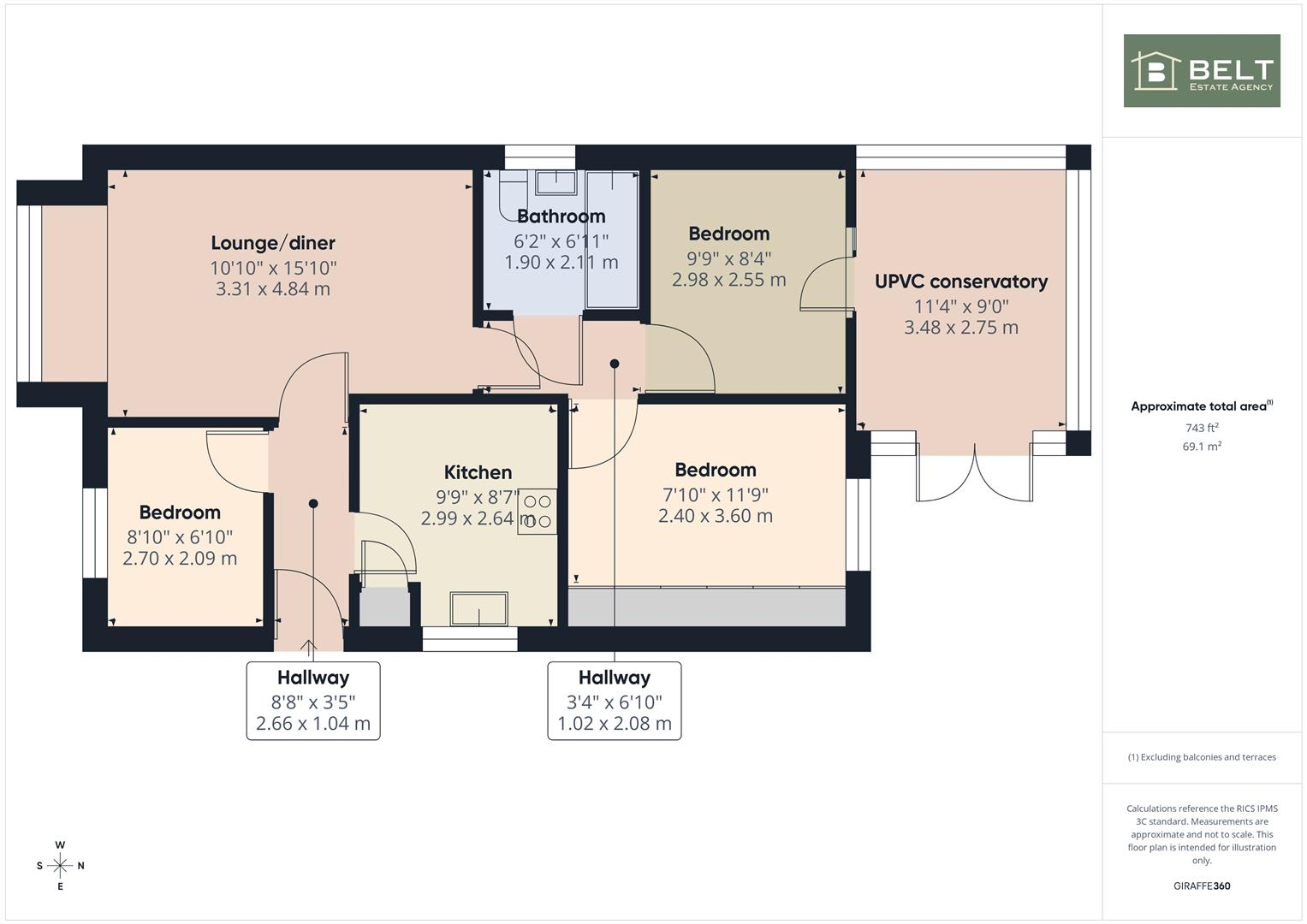Tintern Avenue, Bridlington floorplan