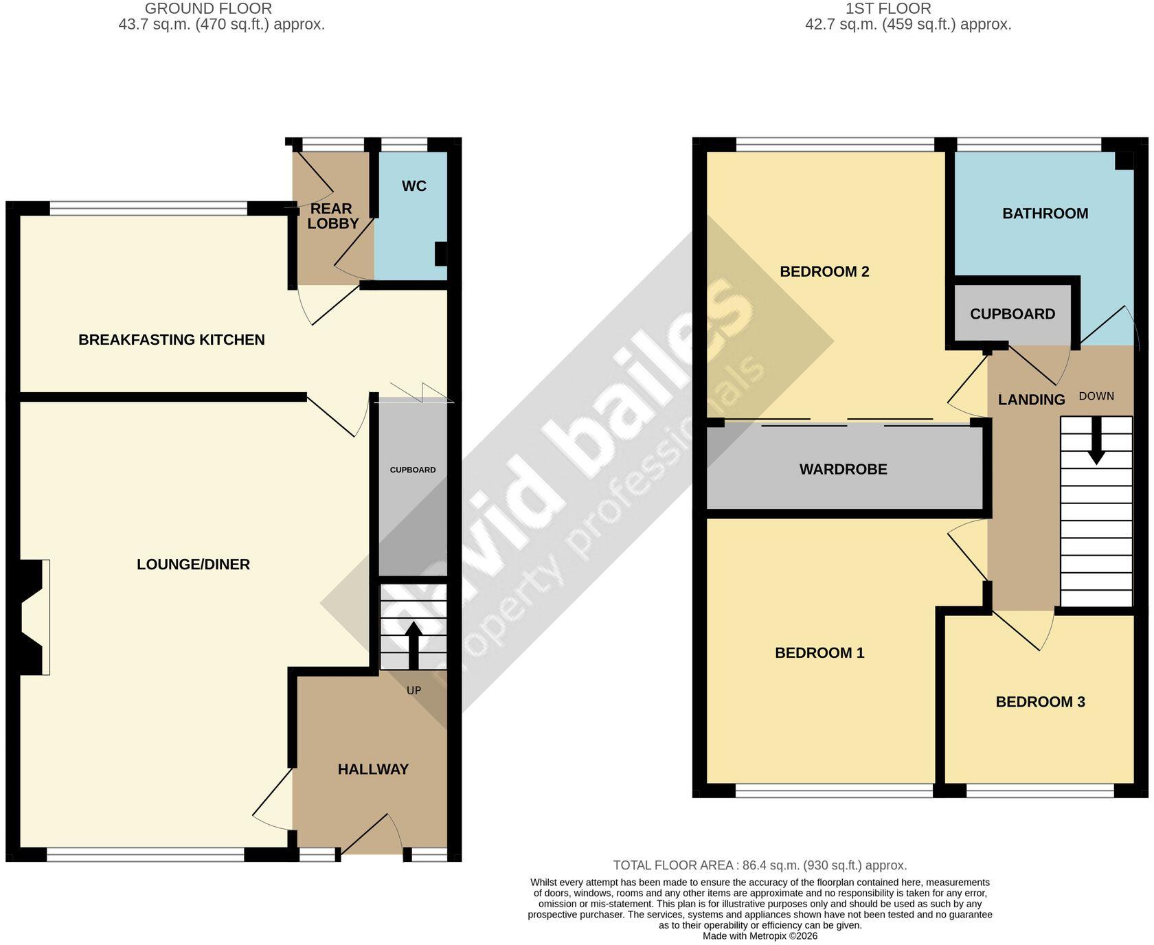 Browning Close, Stanley, DH9 floorplan