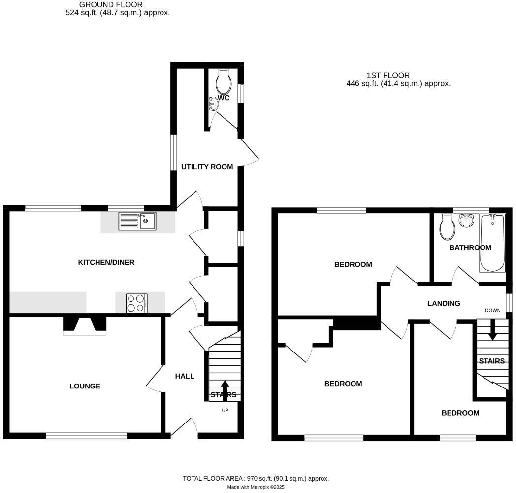 Cock Green, Felsted, Dunmow, Essex floorplan