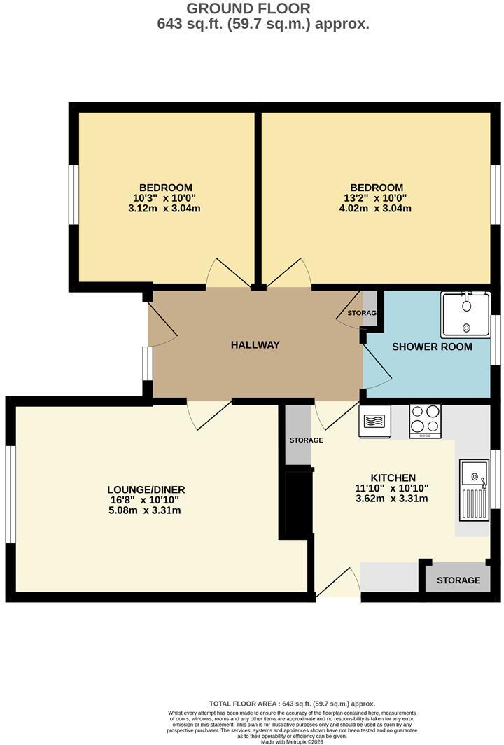 Boscoppa Road, St. Austell floorplan