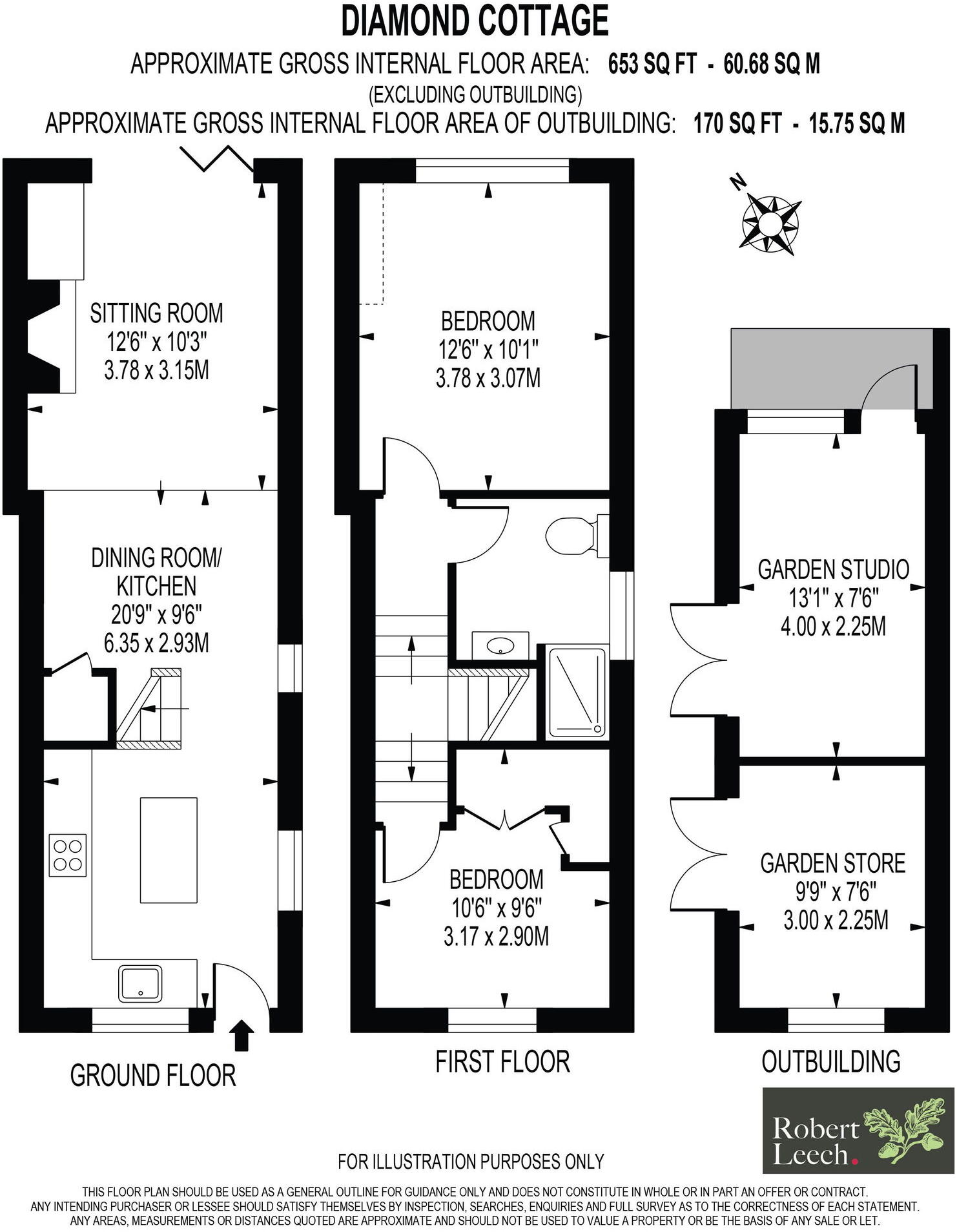 Holland Road, Oxted, RH8 9BQ floorplan