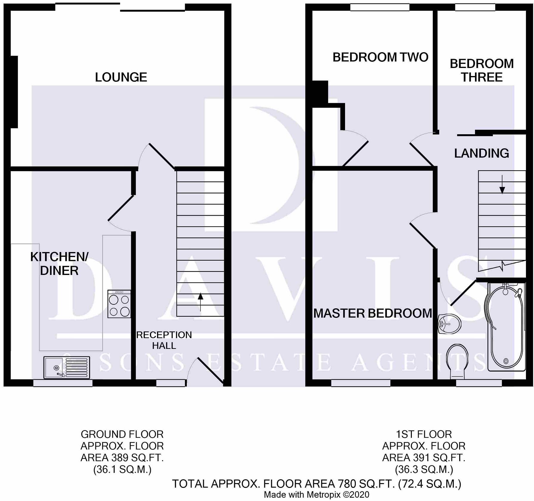 St. Marys Crescent, Rogiet floorplan