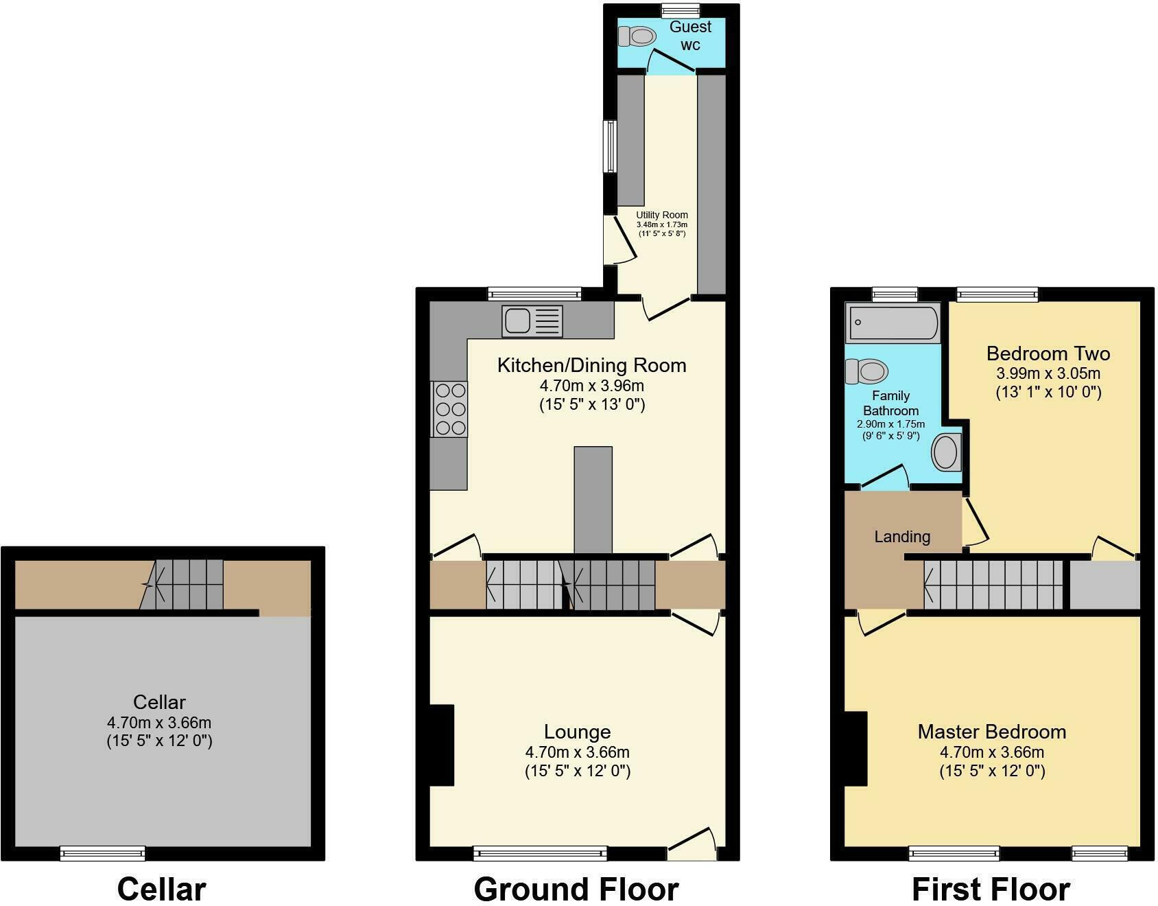 Leeds Road, Wakefield, West Yorkshire, WF1 floorplan