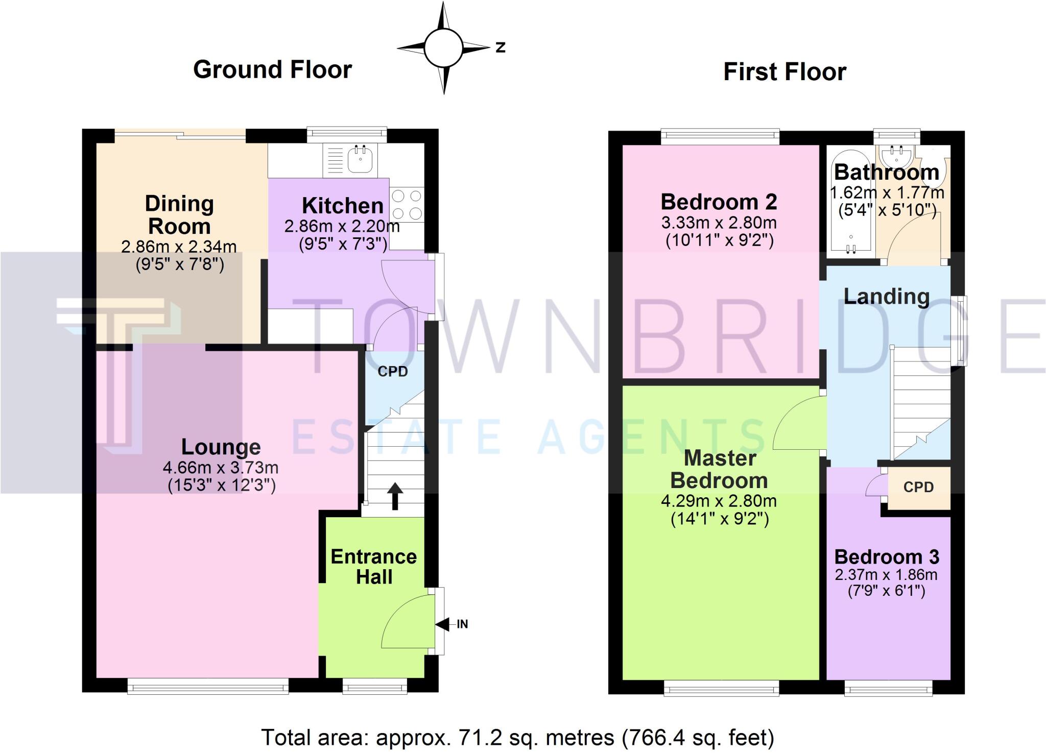 Long Lane, Middlewich floorplan