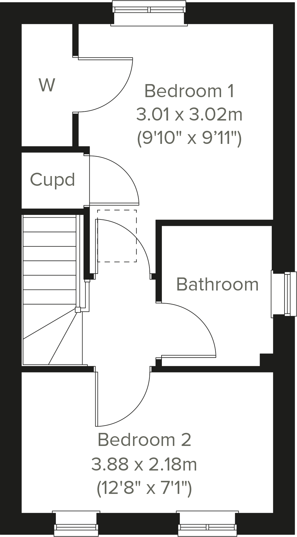 York Way, 
Northampton, 
Northamptonshire, 
NN5 6UX floorplan