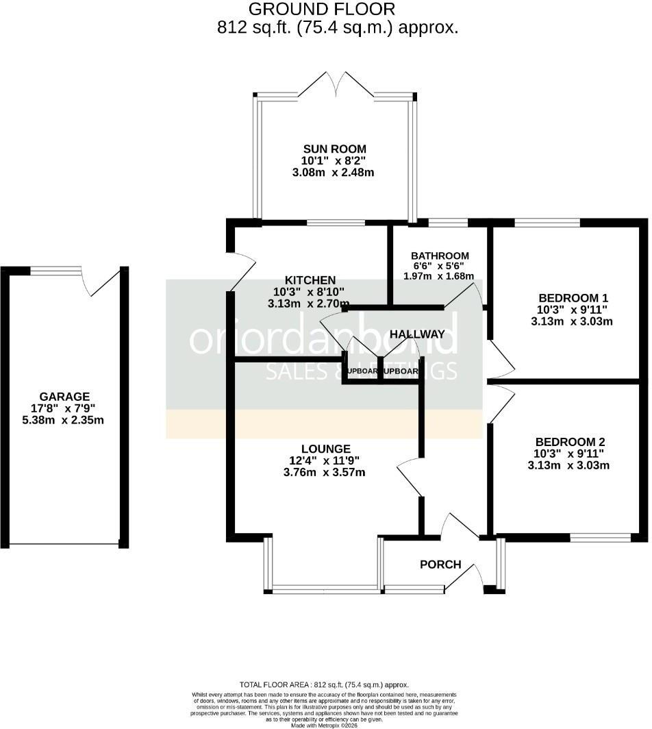 Blenheim Close, Rushden, Northamptonshire, NN10 floorplan