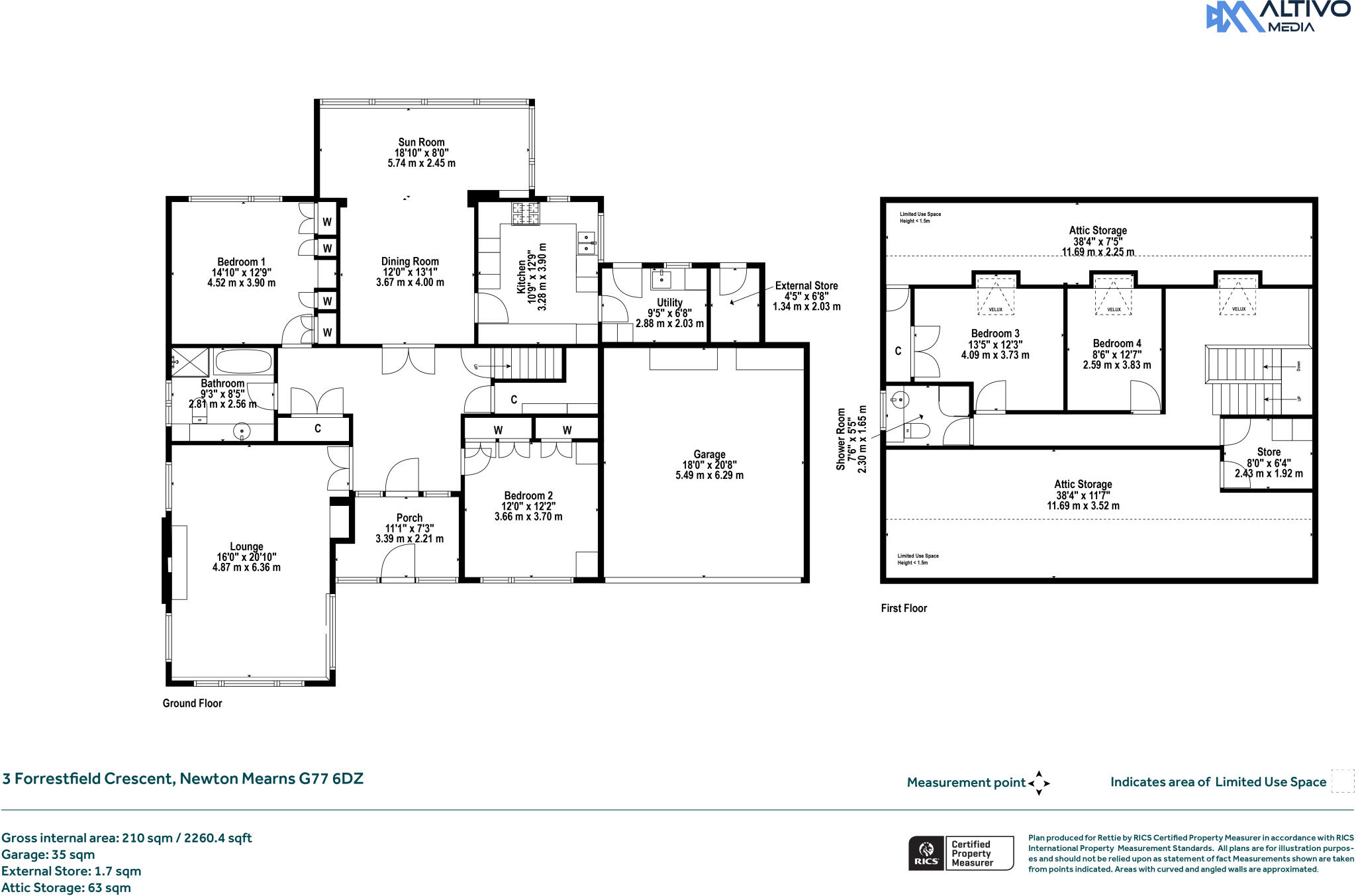 3, Forrestfield Crescent, Newton Mearns, Glasgow, East Renfrewshire floorplan