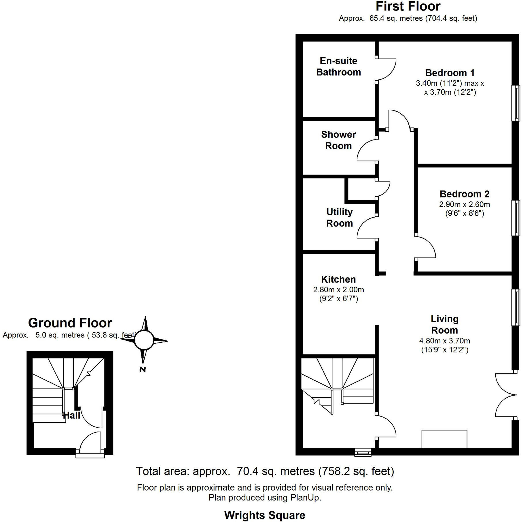 Wrights Square, Rothbury, Morpeth, Northumberland floorplan