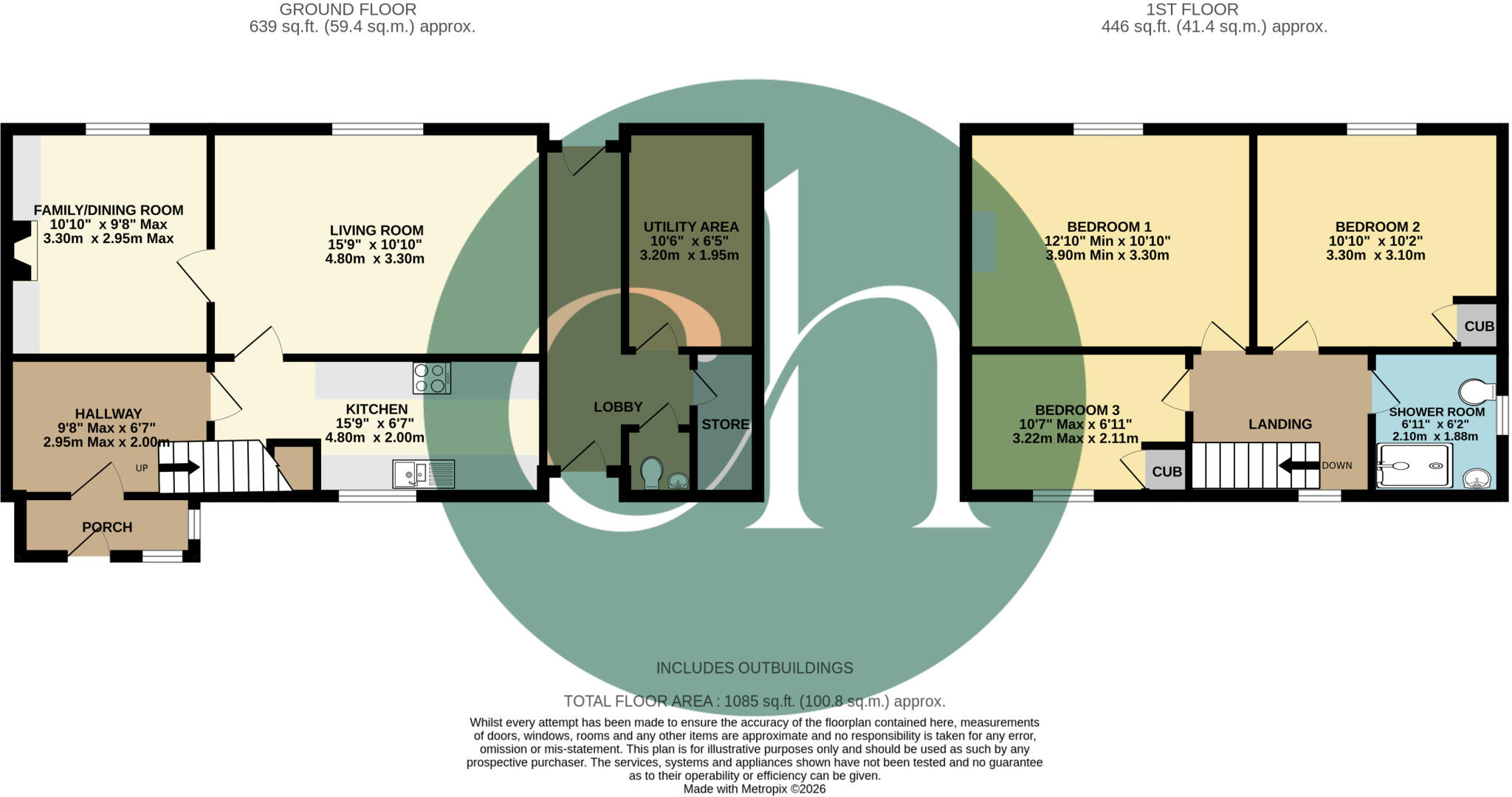 Redhills, Broad Town, Swindon, Wiltshire, SN4 floorplan