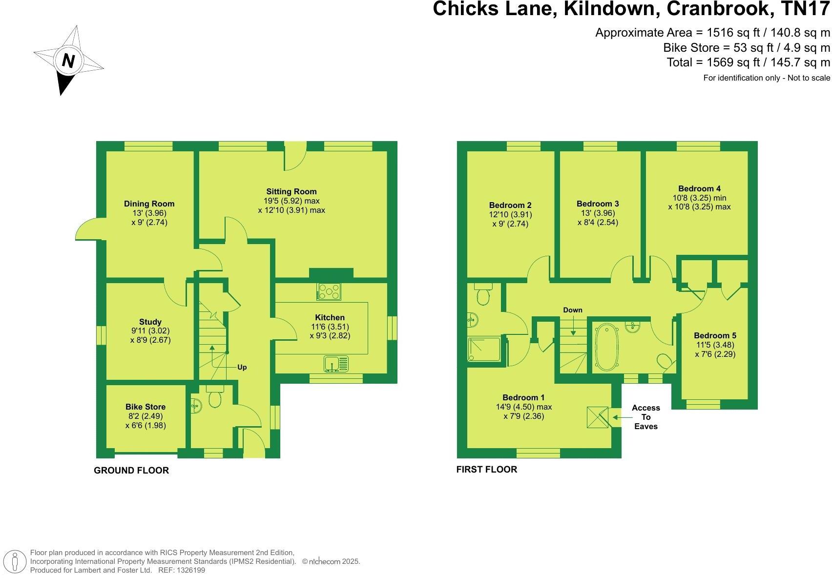 Chicks Lane, Kilndown floorplan