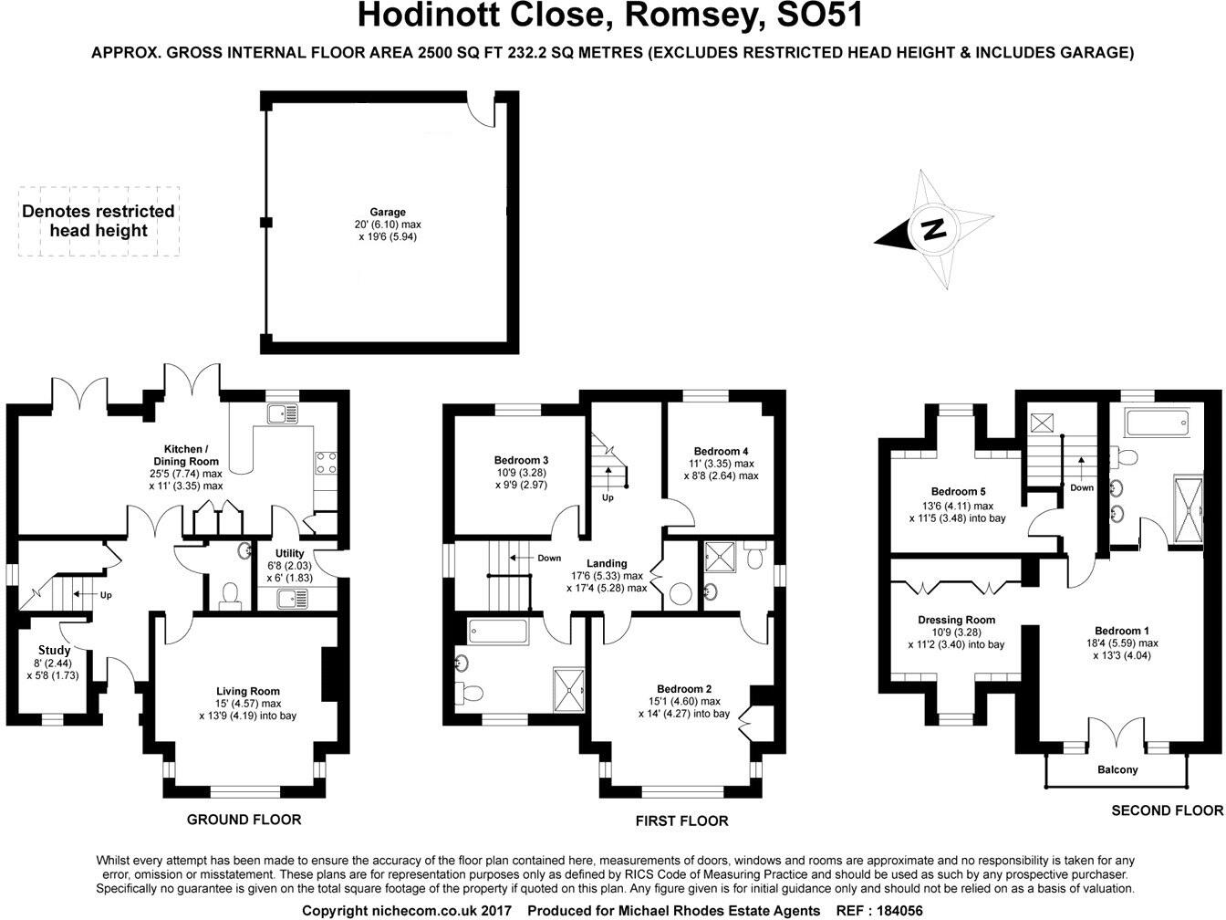 Hodinott Close, Romsey, Hampshire floorplan