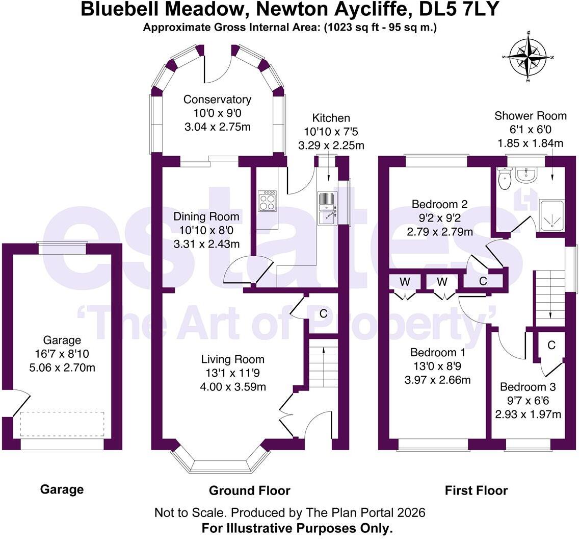 Bluebell Meadow, Newton Aycliffe, DL5 7LY floorplan