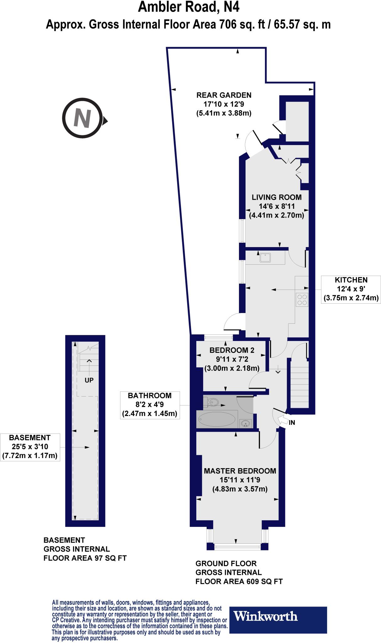 Ambler Road, London, N4 floorplan