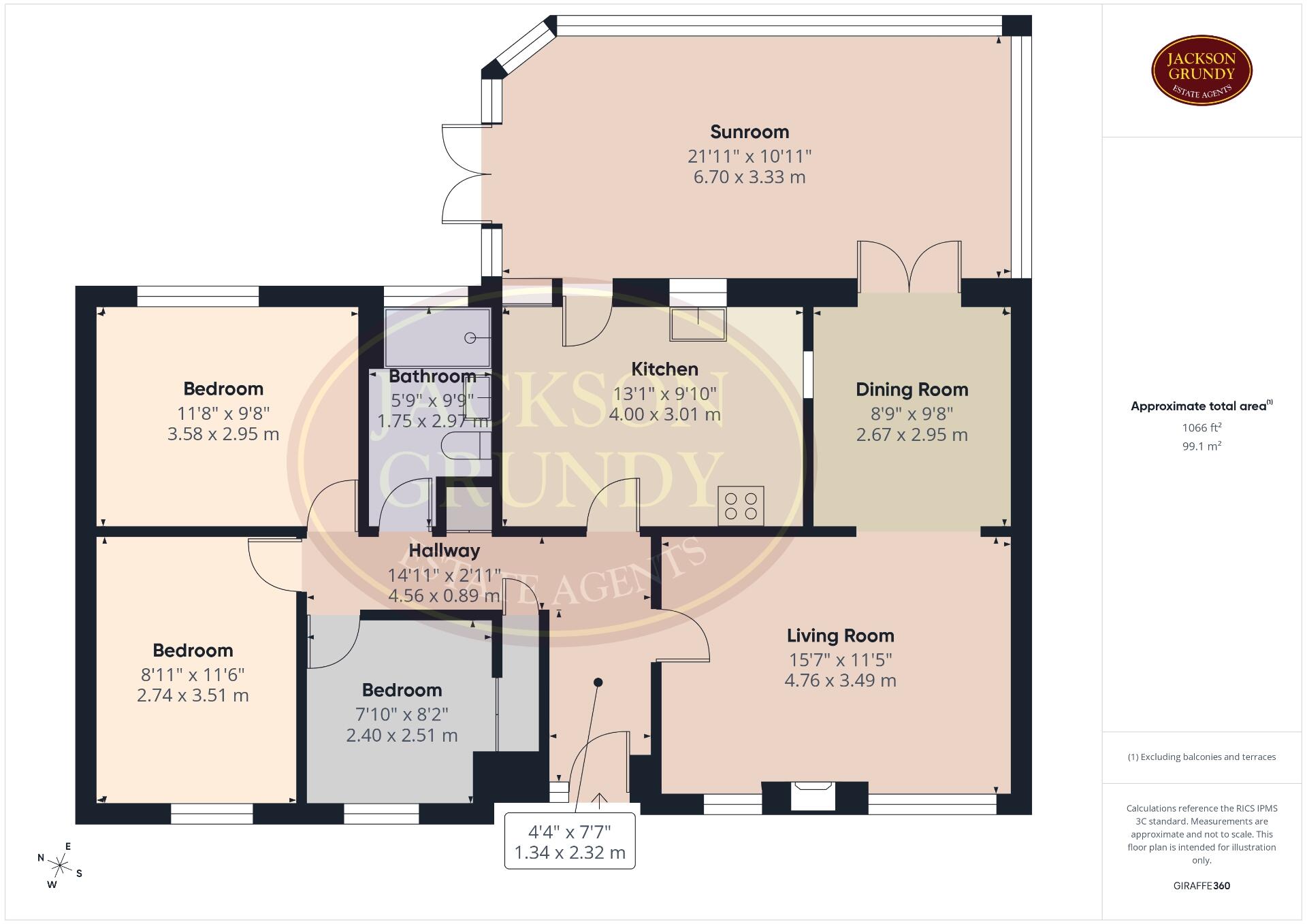 Strawberry Hill, Berrydale, NN3 5HL floorplan