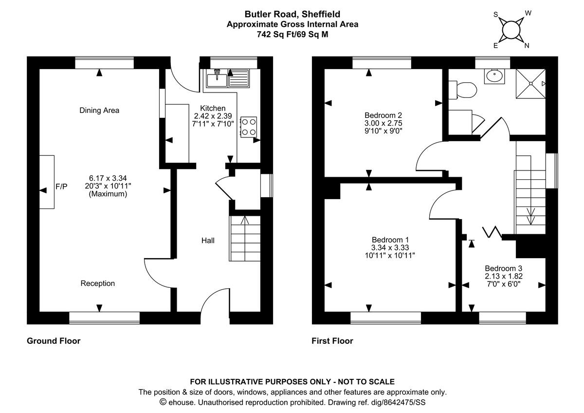 Butler Road, Sheffield floorplan