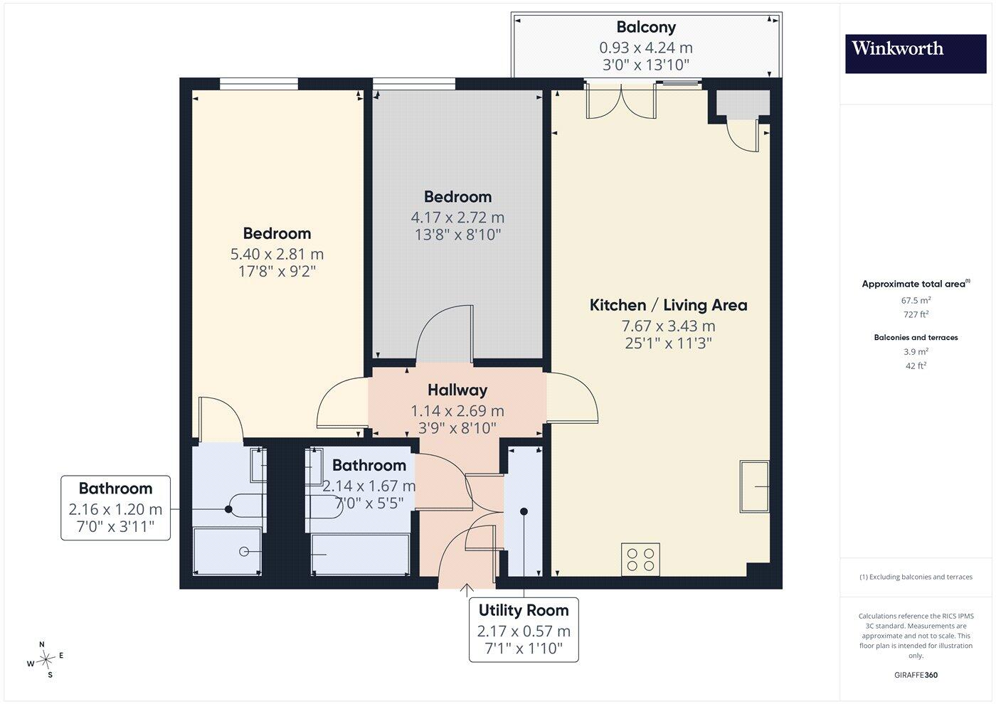 Nightingale Way, Reading, Berkshire, RG30 floorplan